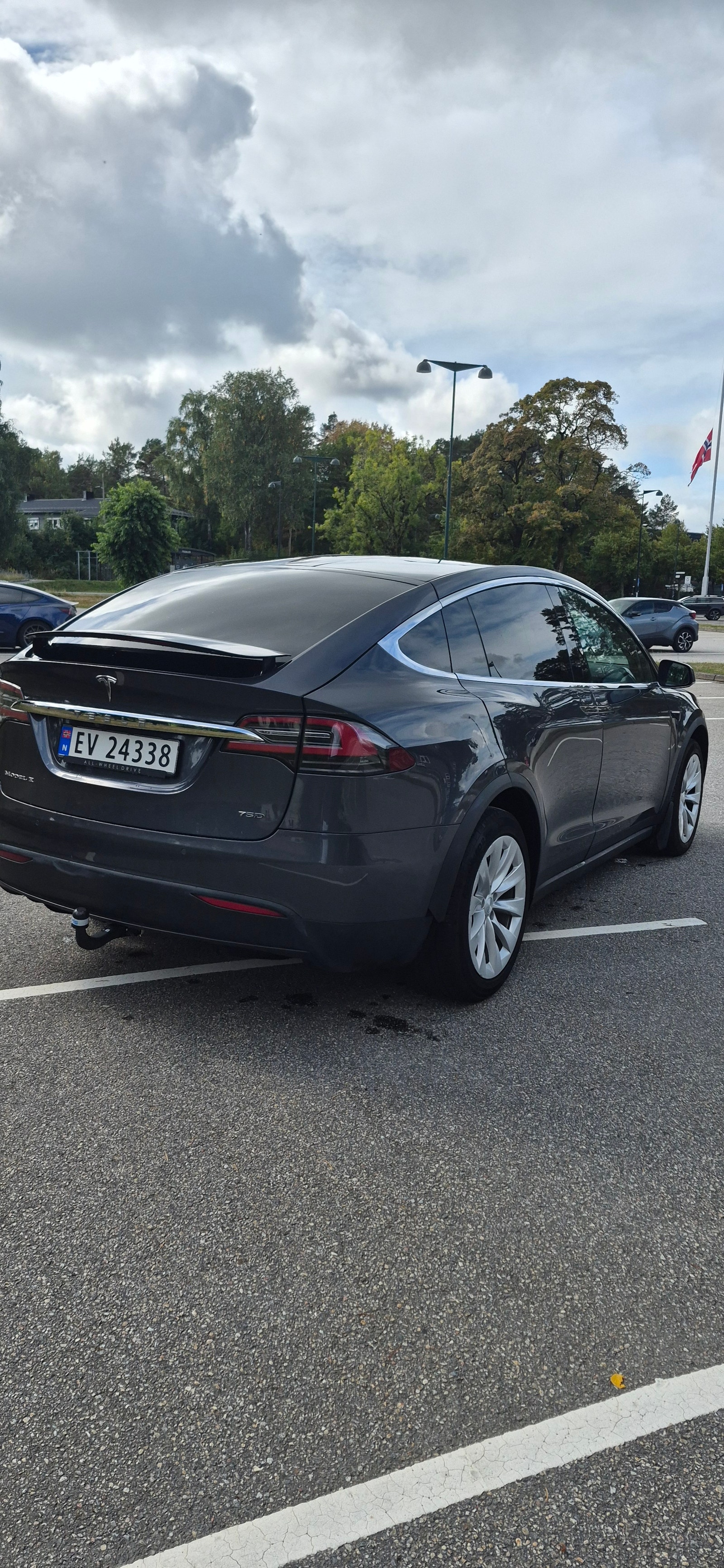 Tesla Model X 75D, 525hp, 2018