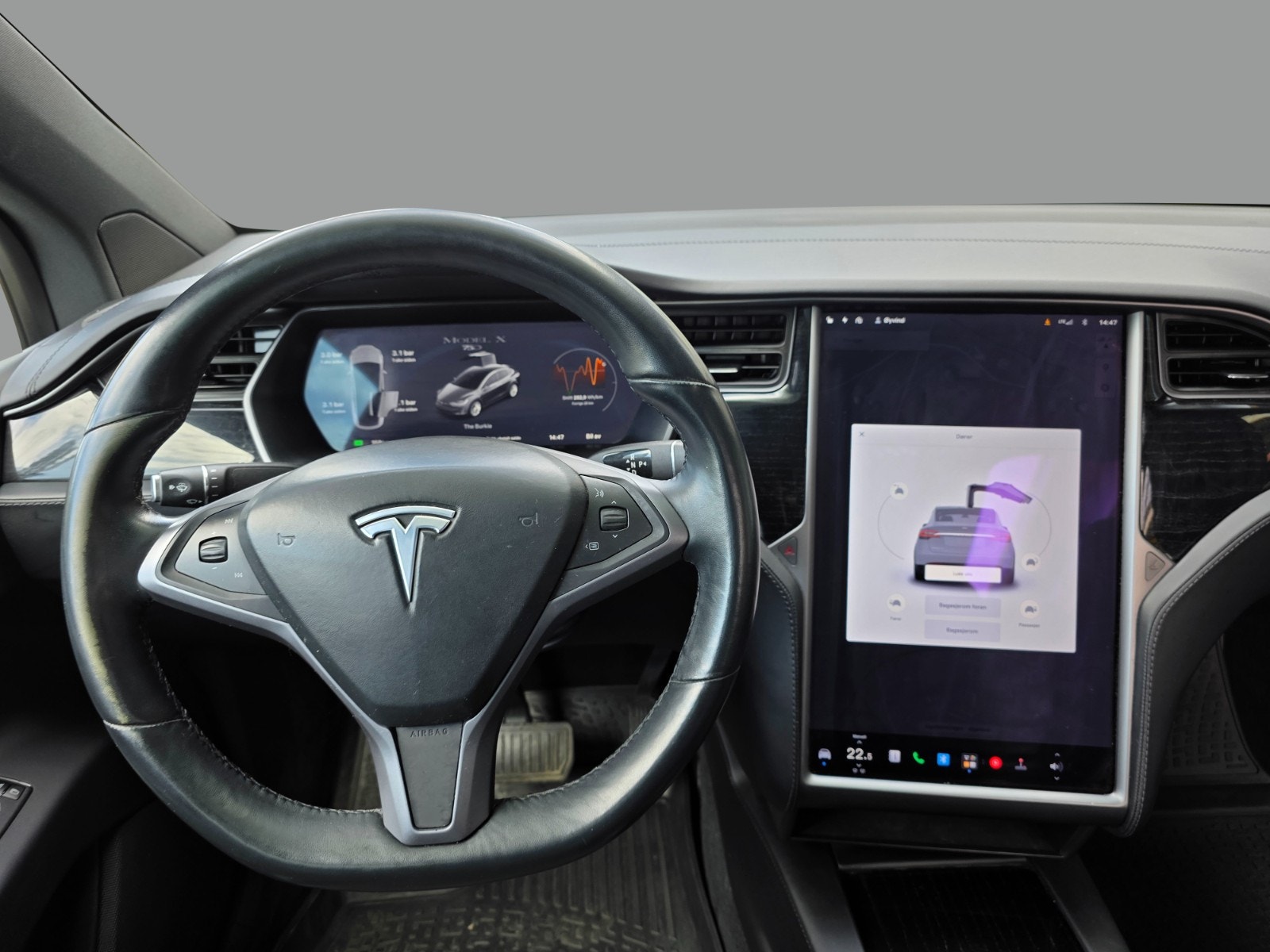Tesla Model X 75D, 525ps, 2018