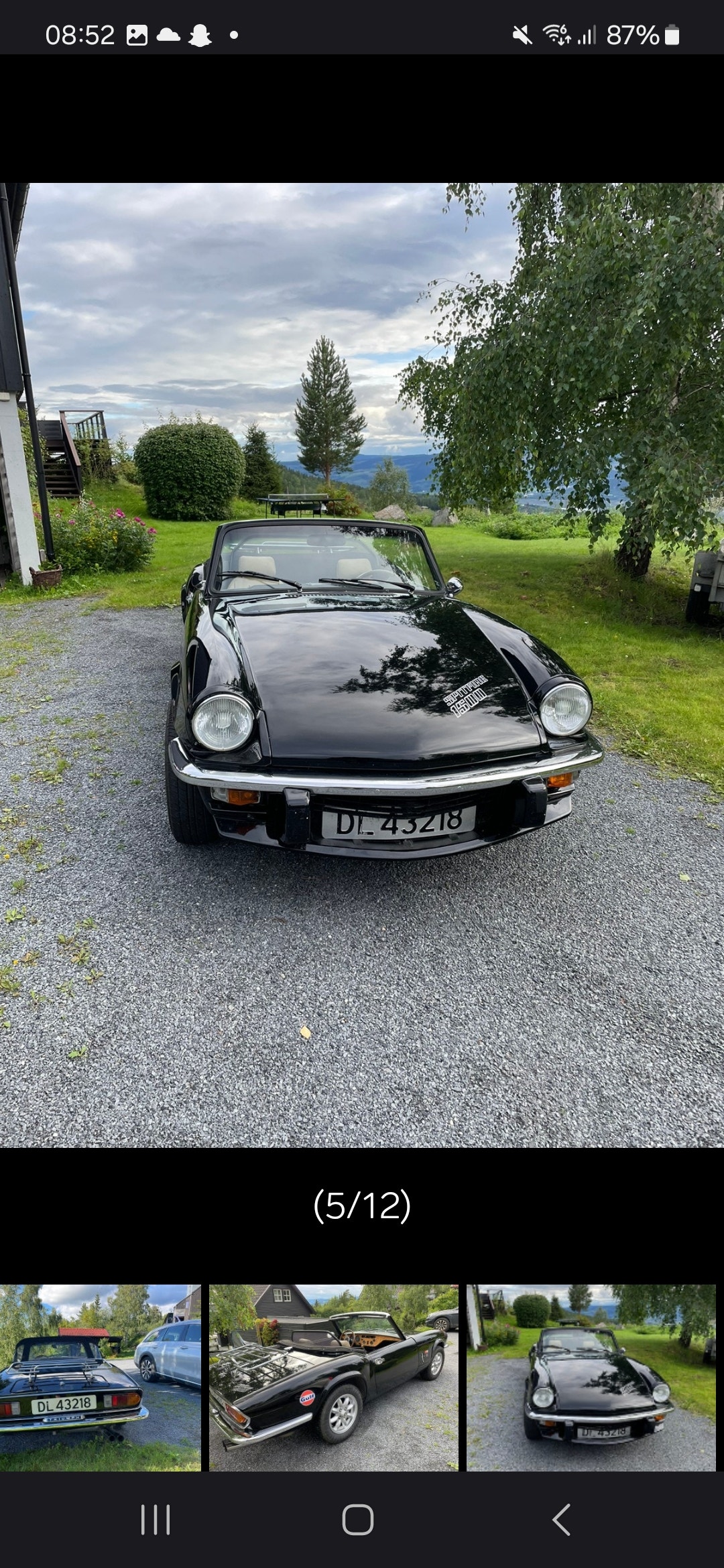 Triumph Spitfire 1.5 Manual, 72hp, 1975