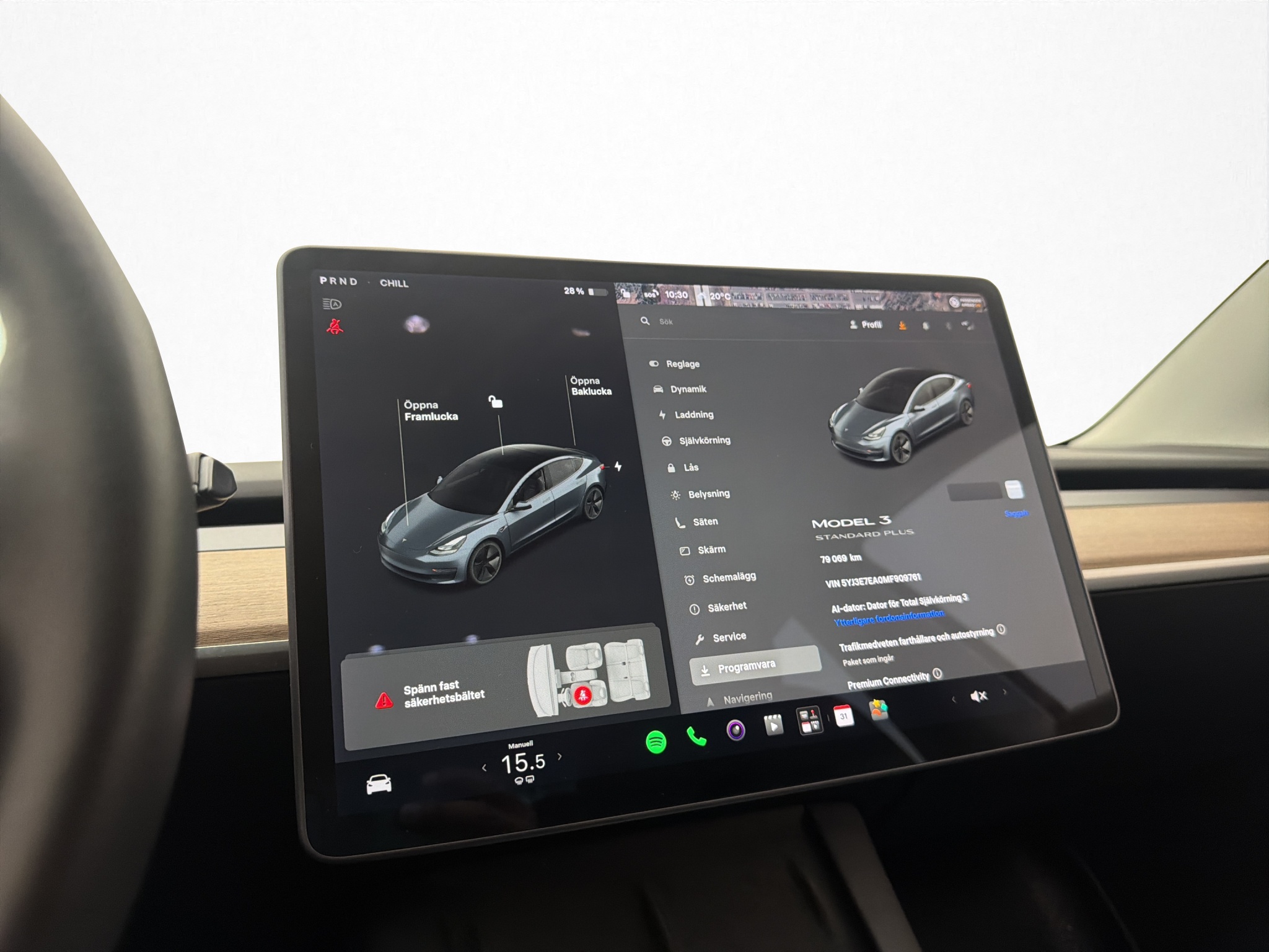 Tesla Model 3 Standard Range Plus, 325hp, 2021