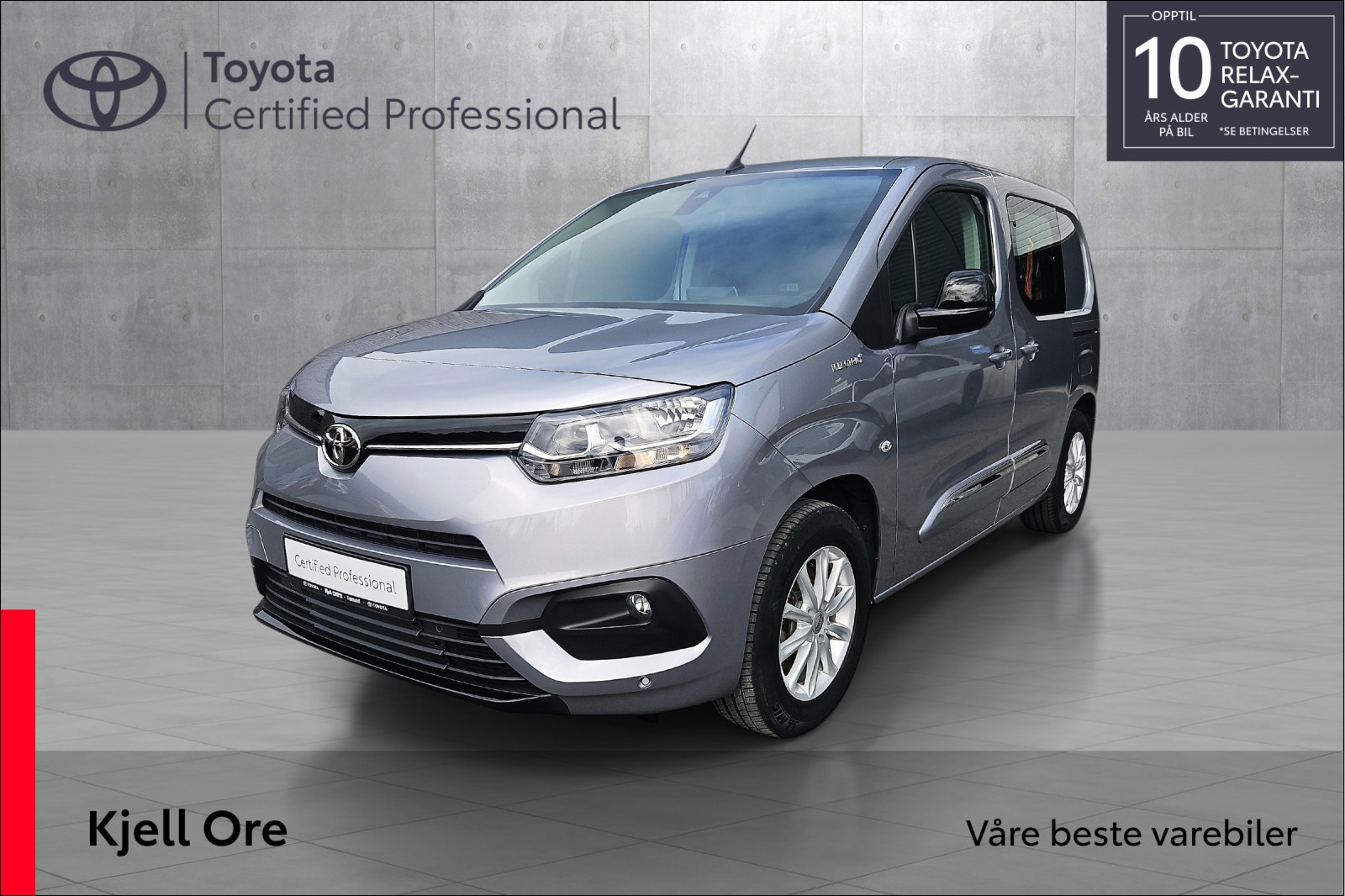 Toyota ProAce City Electric 50 kWh, 136hp, 2023
