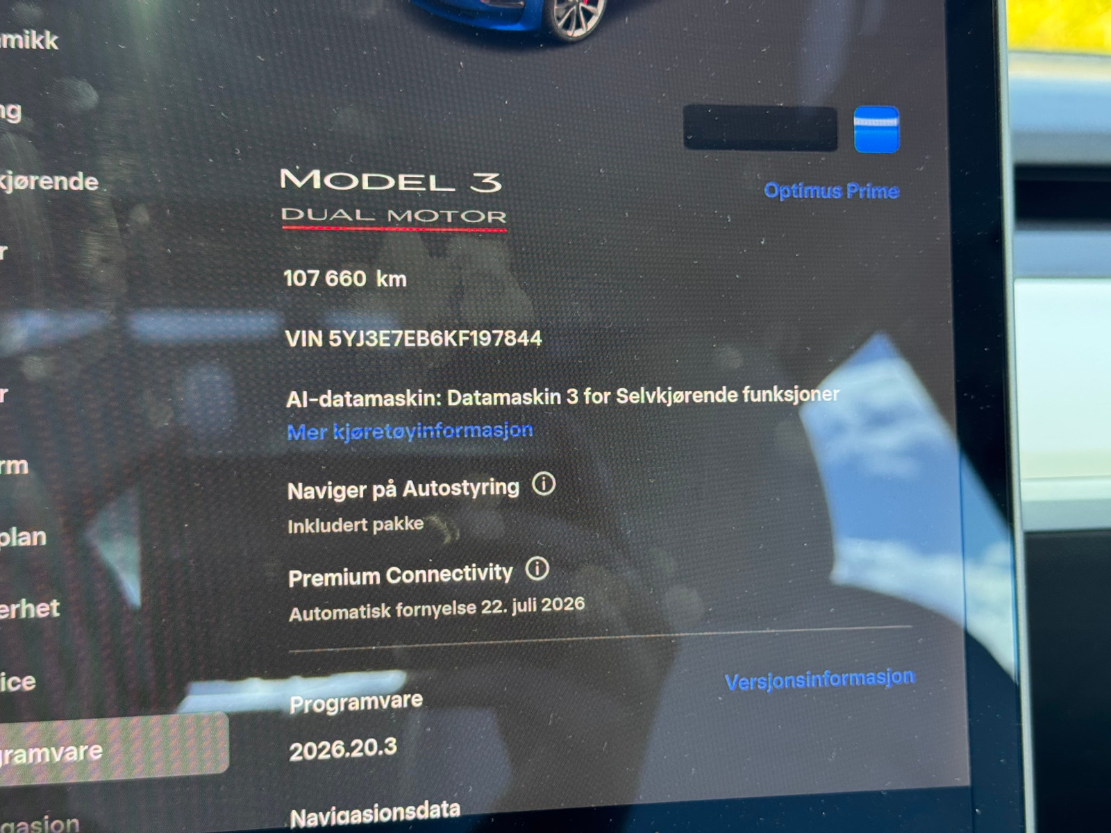 Tesla Model 3 Performance, 513hk, 2019