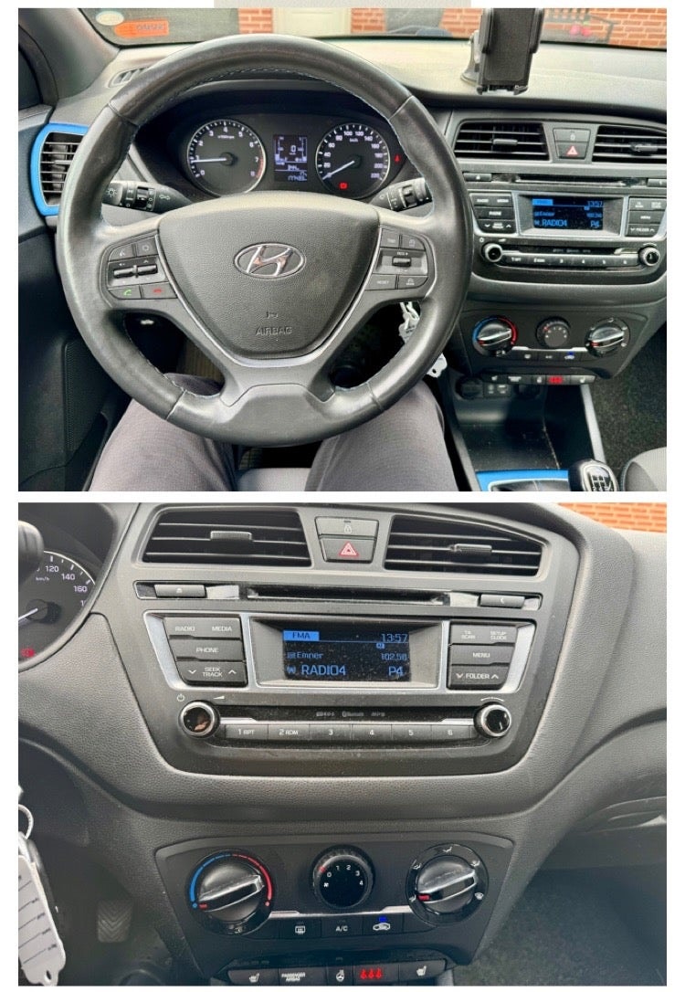 Hyundai i20 1.2 blue Manuell, 84hk, 2016