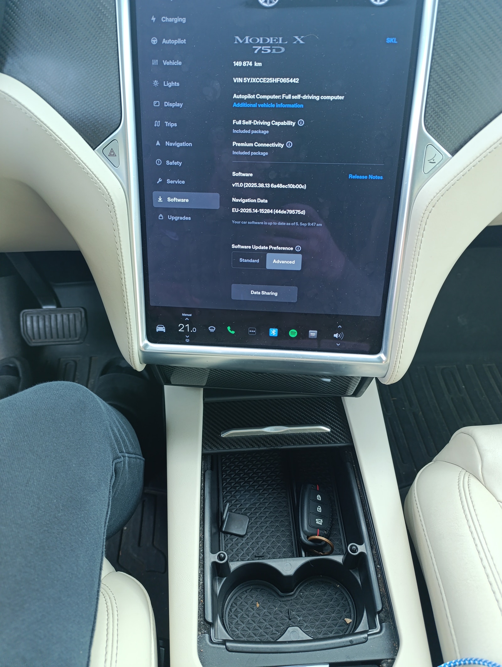 Tesla Model X 75D, 525ps, 2017