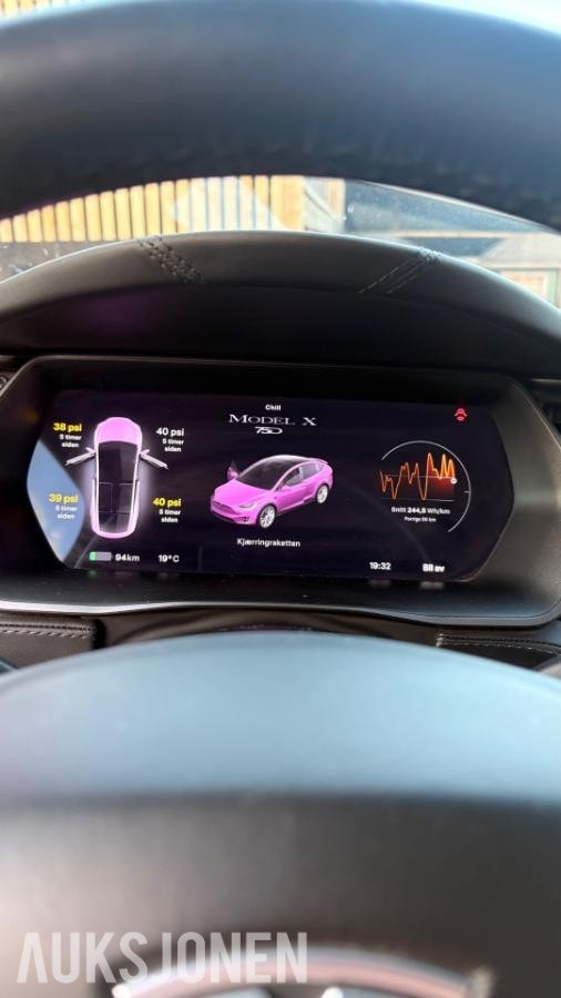 Tesla Model X 75D, 525hp, 2019