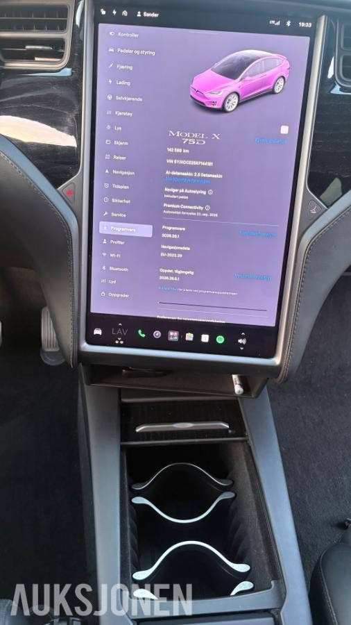 Tesla Model X 75D, 525hp, 2019