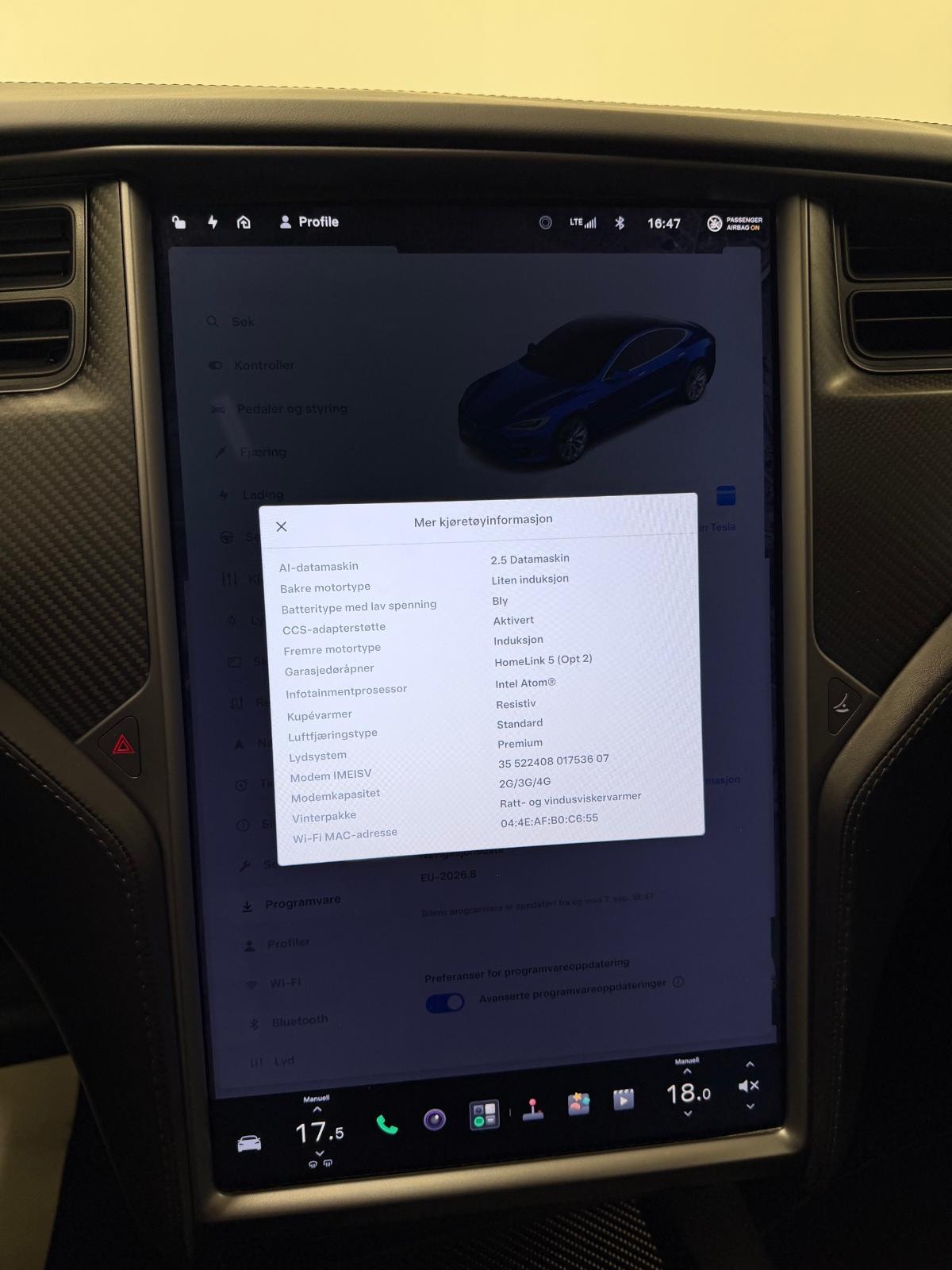 Tesla Model S 100D, 525ps, 2018