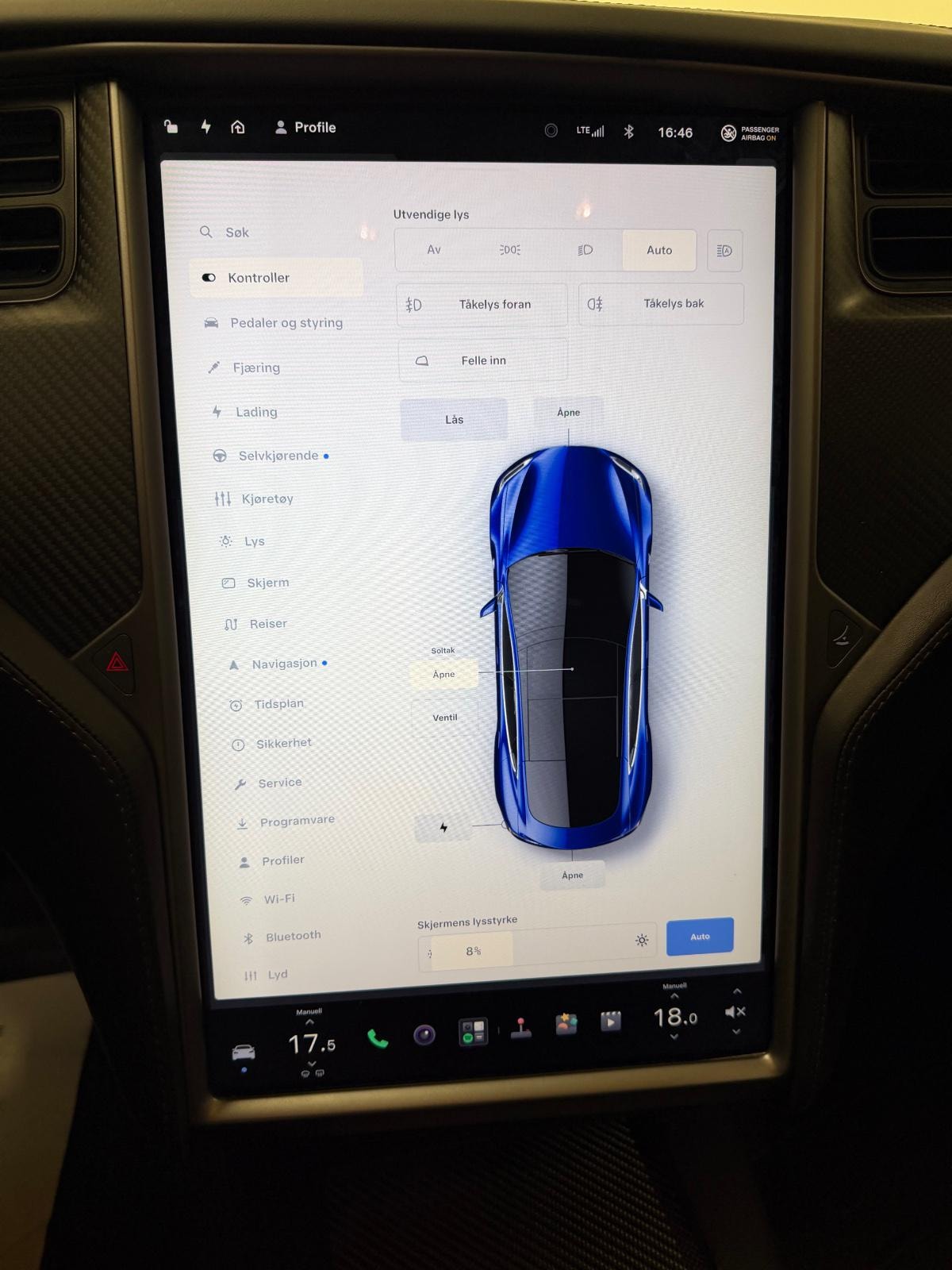 Tesla Model S 100D, 525ps, 2018