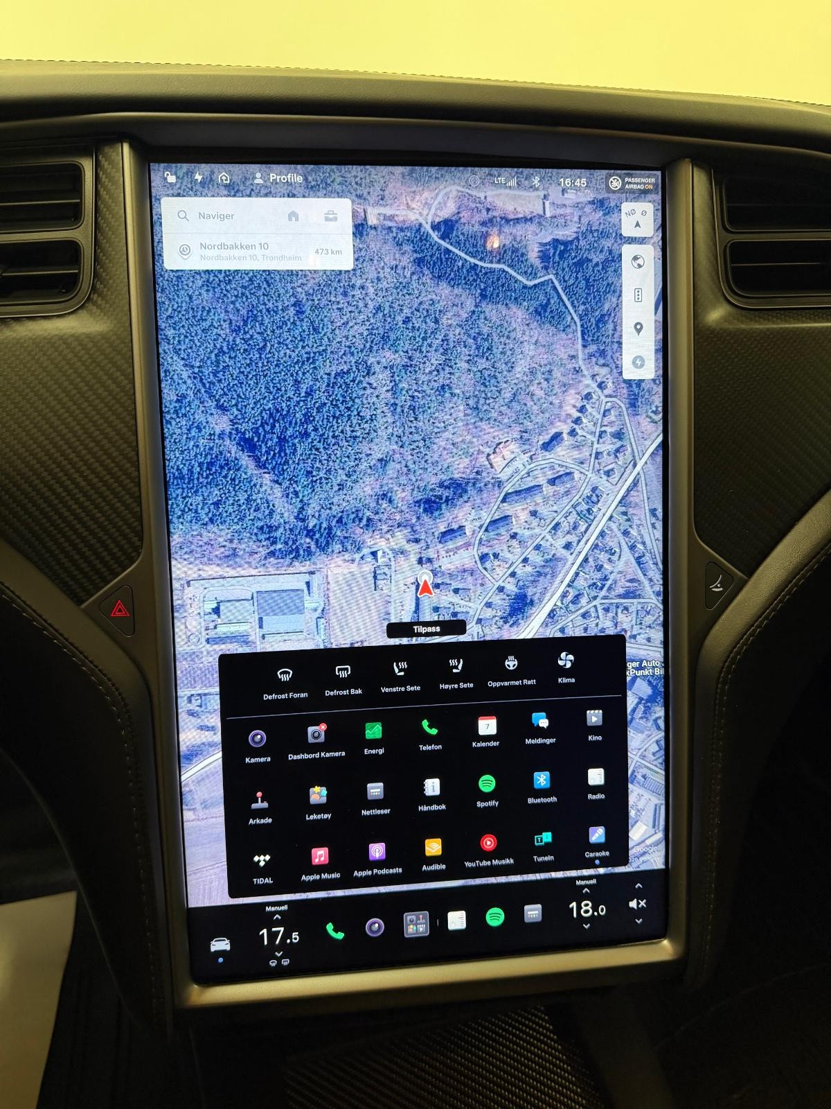 Tesla Model S 100D, 525ps, 2018