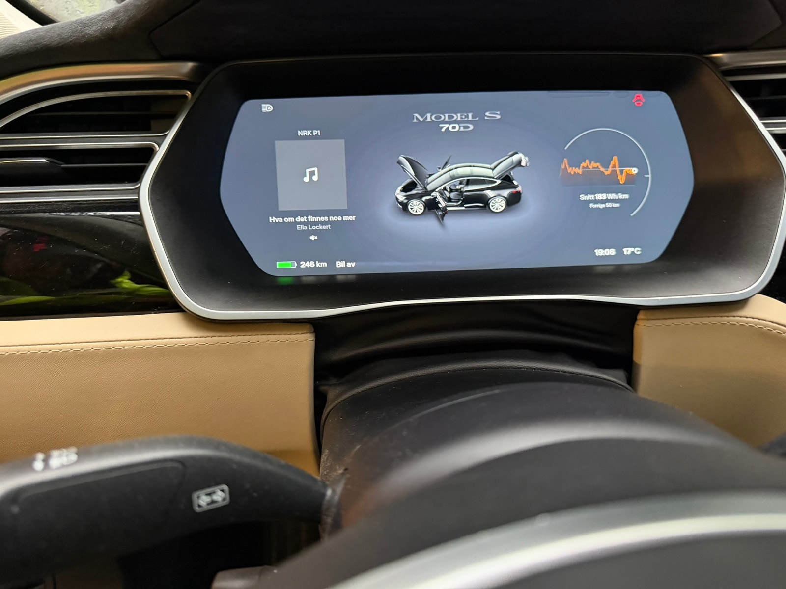 Tesla Model S 70D, 333ps, 2015