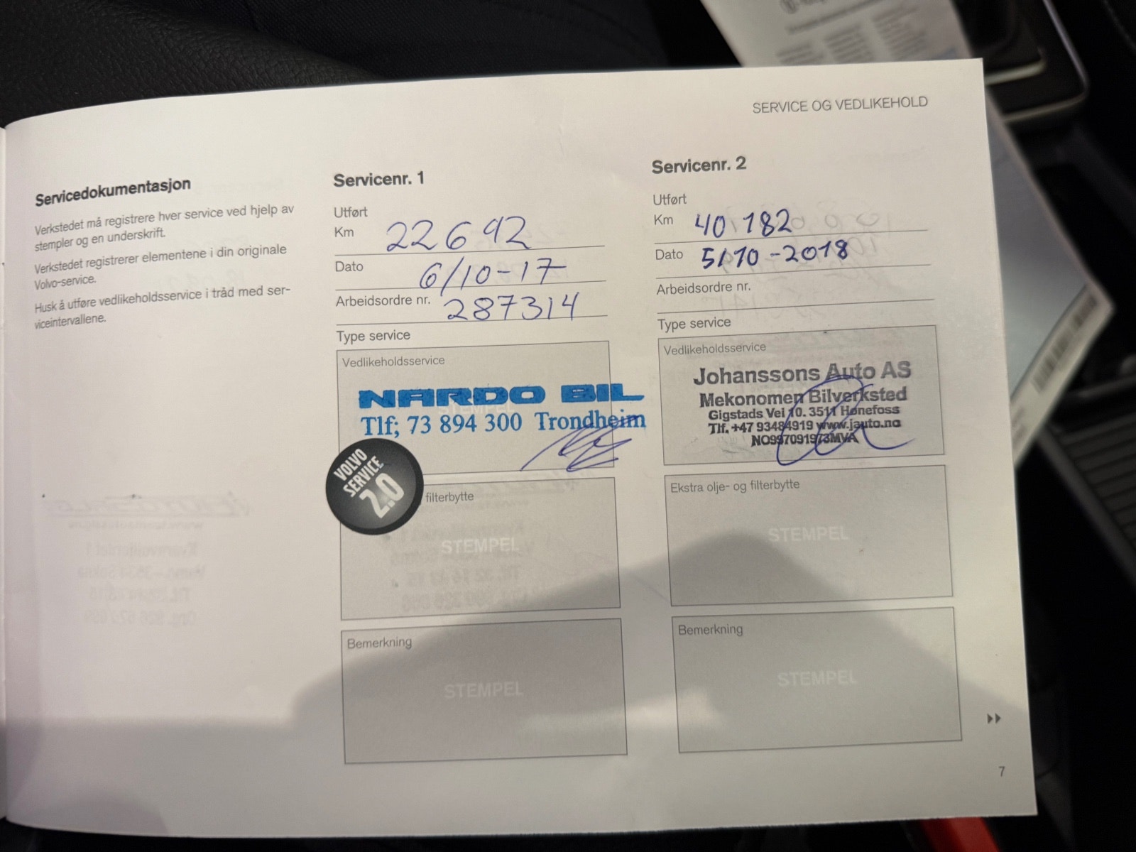 Volvo V40 D2 Manual, 6-trins, 120ps, 2017