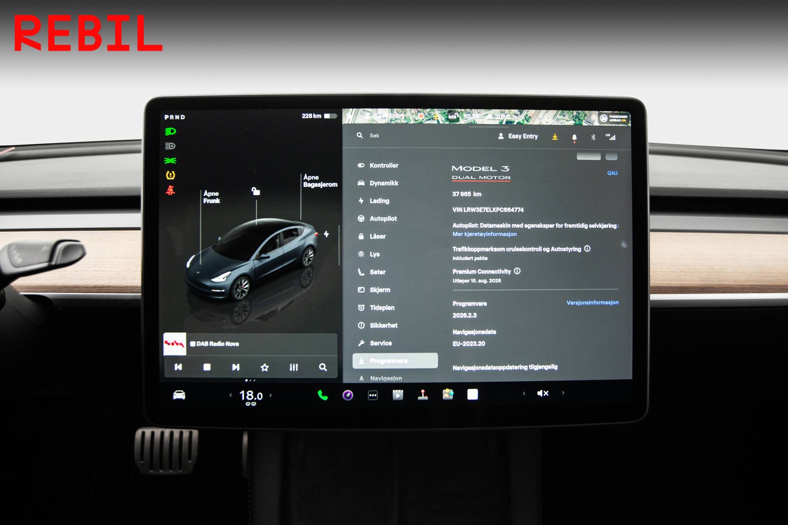 Tesla Model 3 Performance, 534hk, 2023