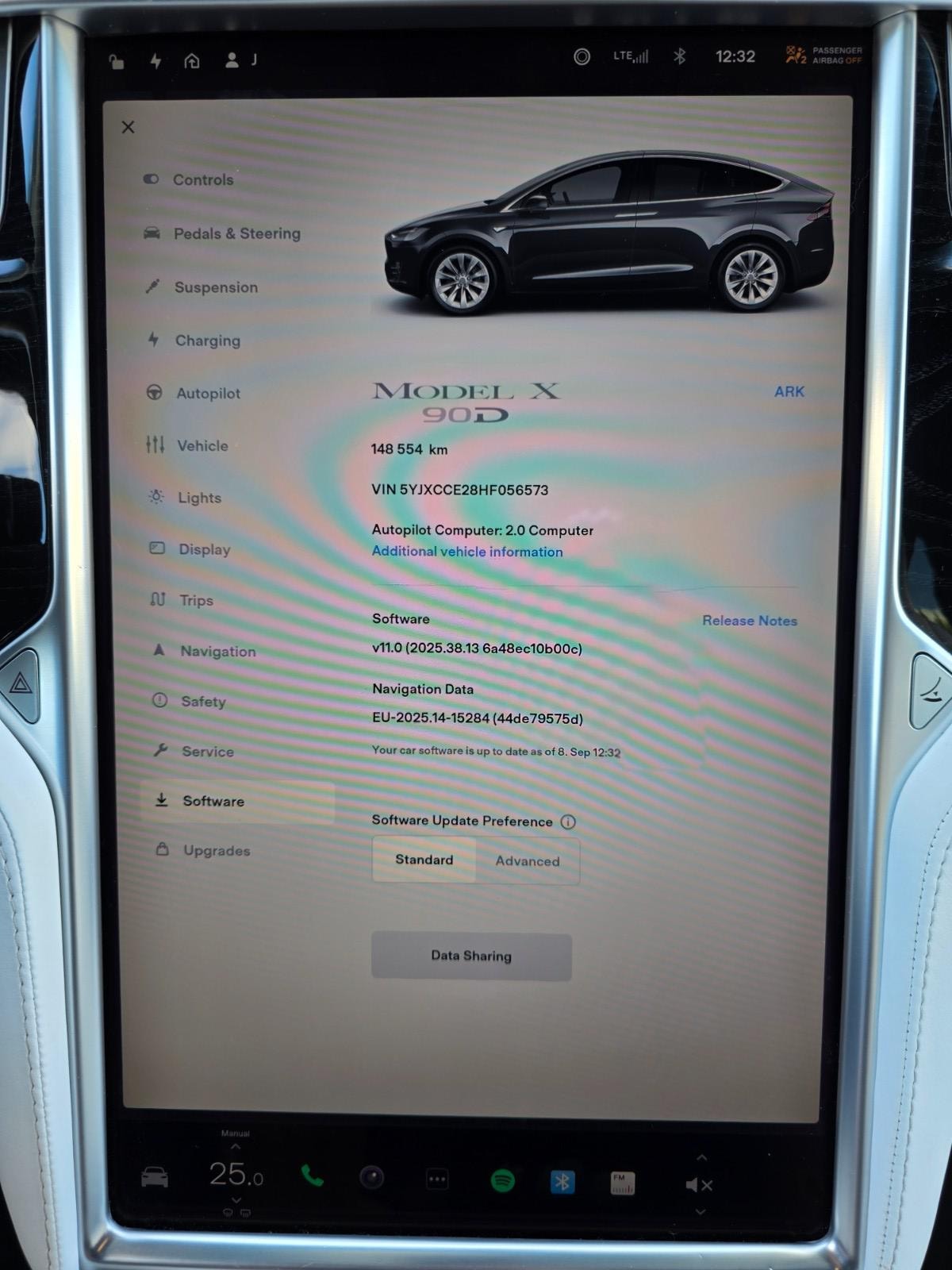 Tesla Model X 90D, 423ps, 2017