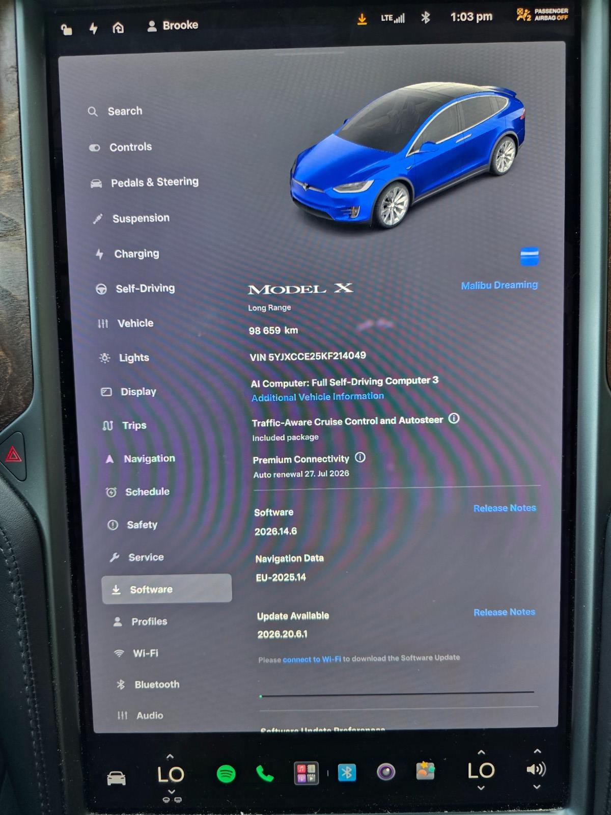Tesla Model X Long Range, 423hp, 2019