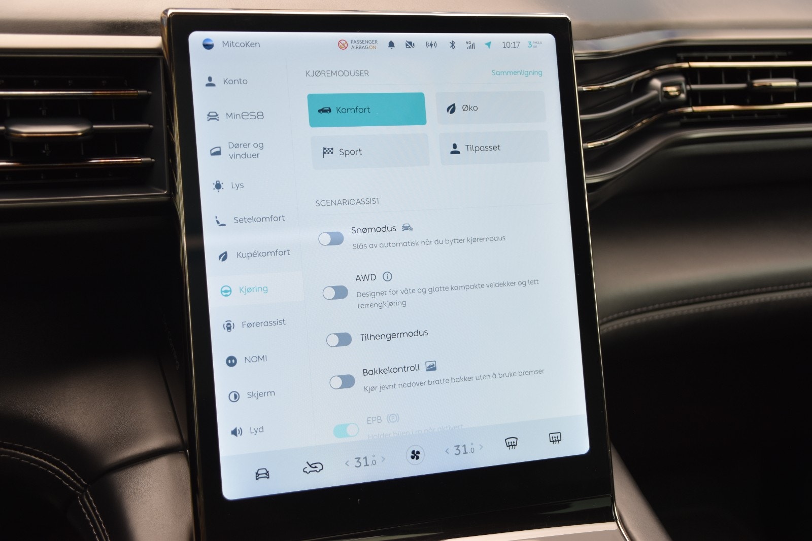 NIO ES8 Long Range, 544hp, 2021