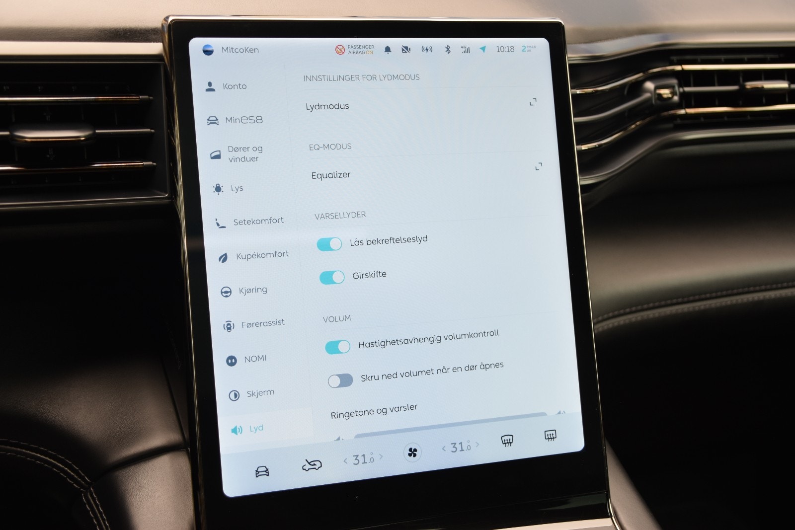 NIO ES8 Long Range, 544hp, 2021