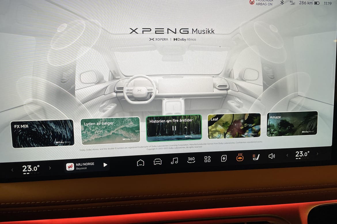XPENG G9 Performance, 551ps, 2023