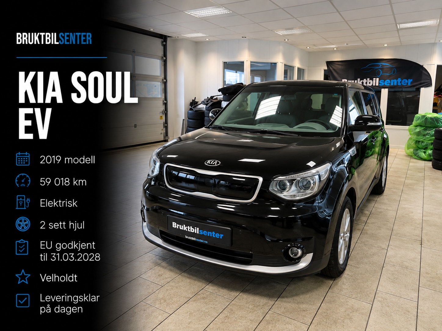 Kia Soul EV 30 kWh, 110hp, 2019