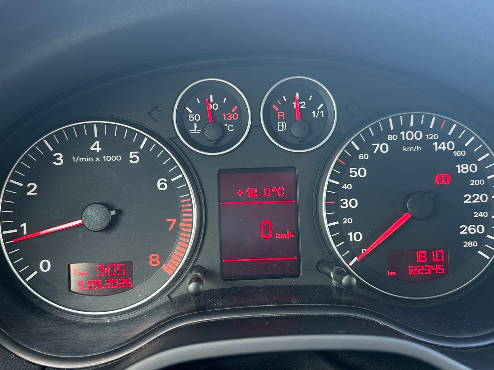 Audi A3 2.0 TFSI quattro Manual, 6-trins, 200ps, 2007