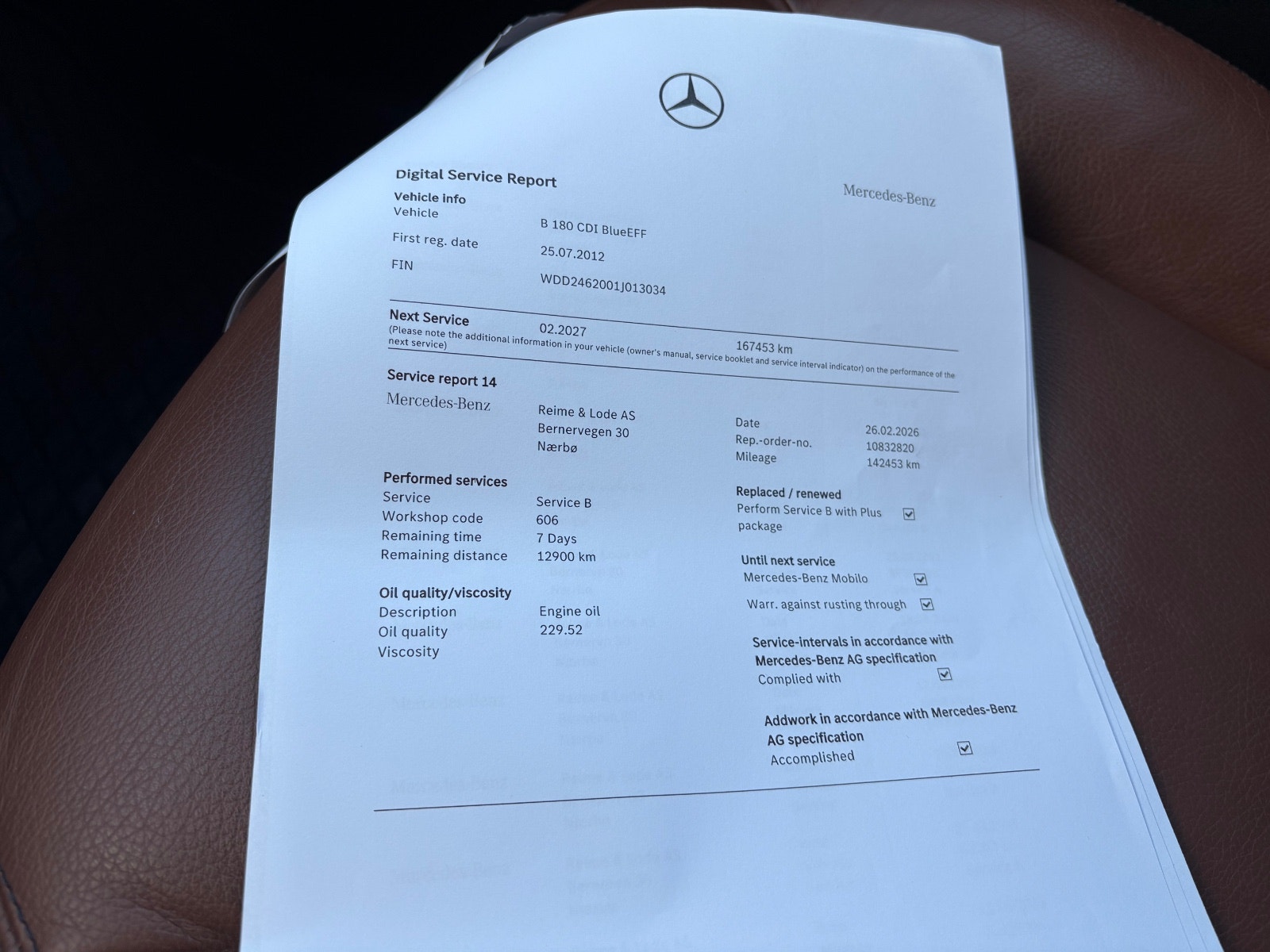 Mercedes-Benz B 180 CDI BlueEFFICIENCY Manual, 6-trins, 109ps, 2012
