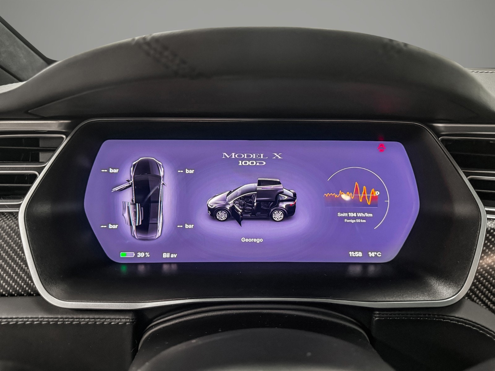 Tesla Model X 100D, 423hp, 2017