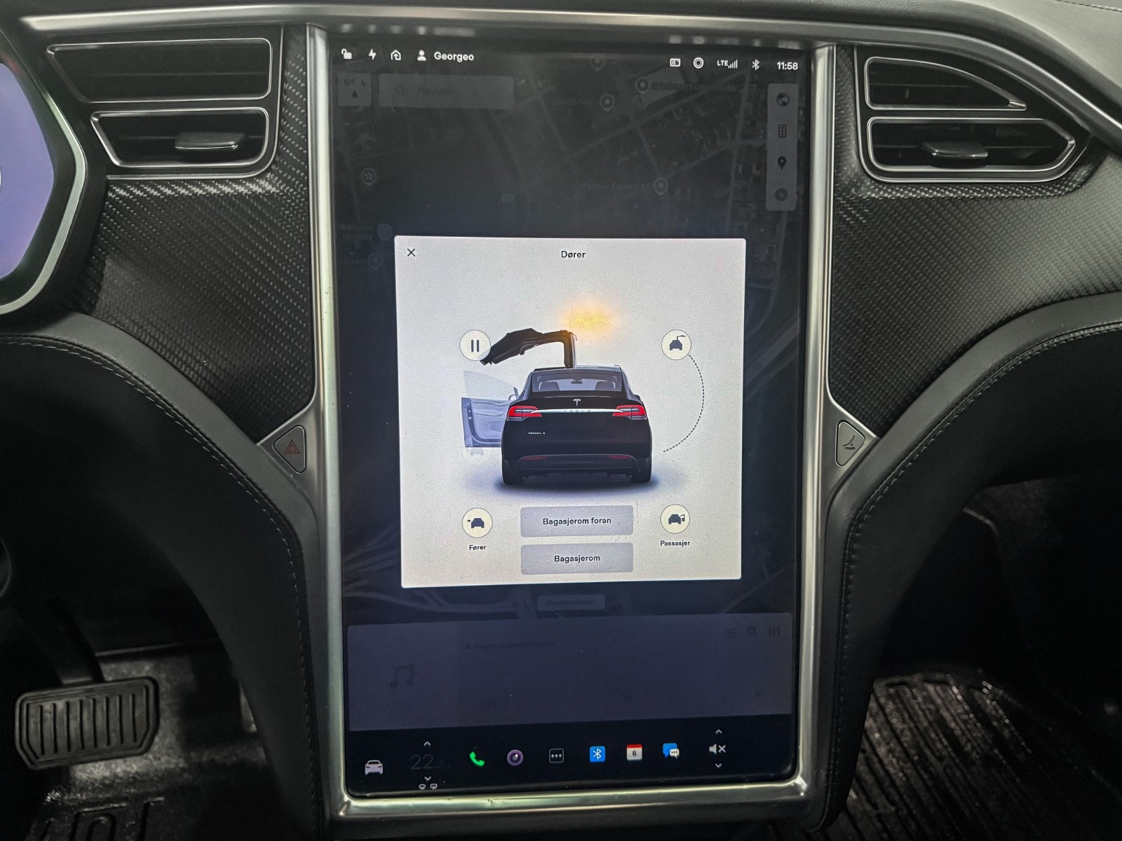 Tesla Model X 100D, 423hp, 2017