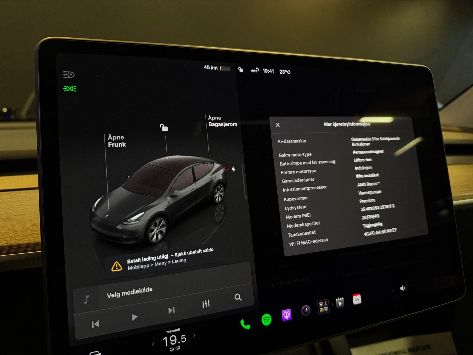 Tesla Model Y Long Range AWD, 514ps, 2023