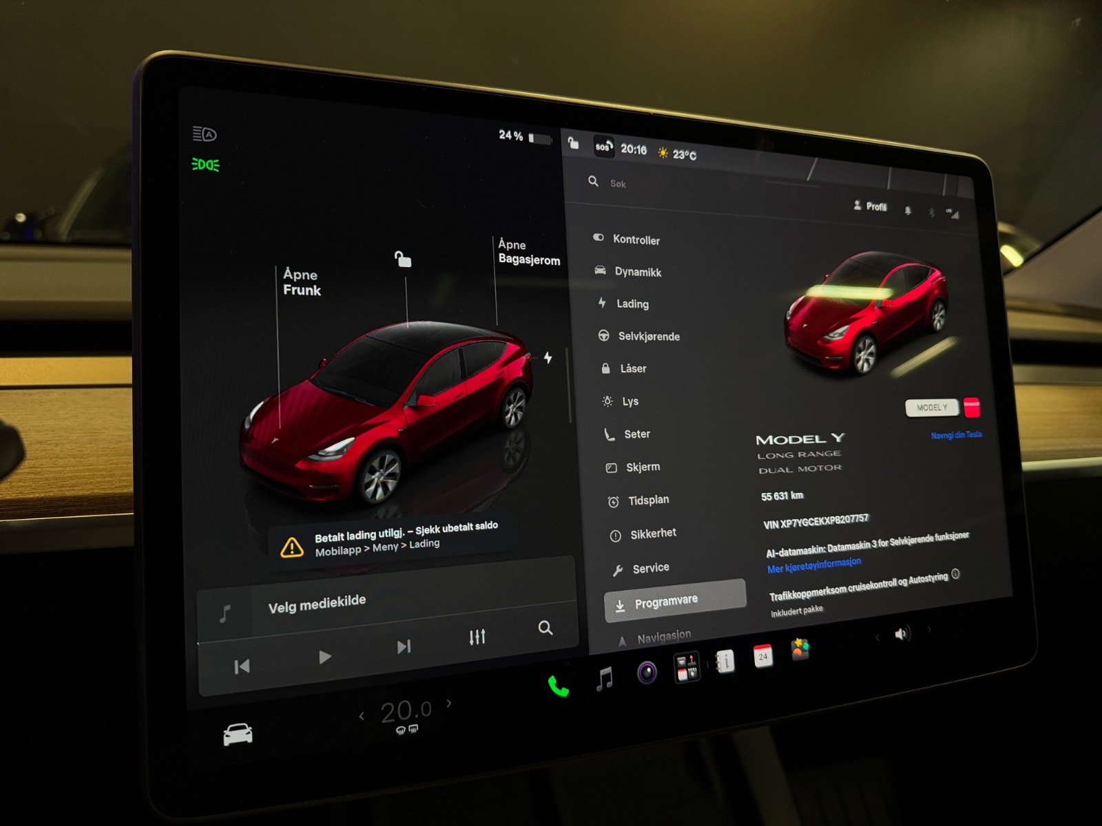 Tesla Model Y Long Range AWD, 514ps, 2023