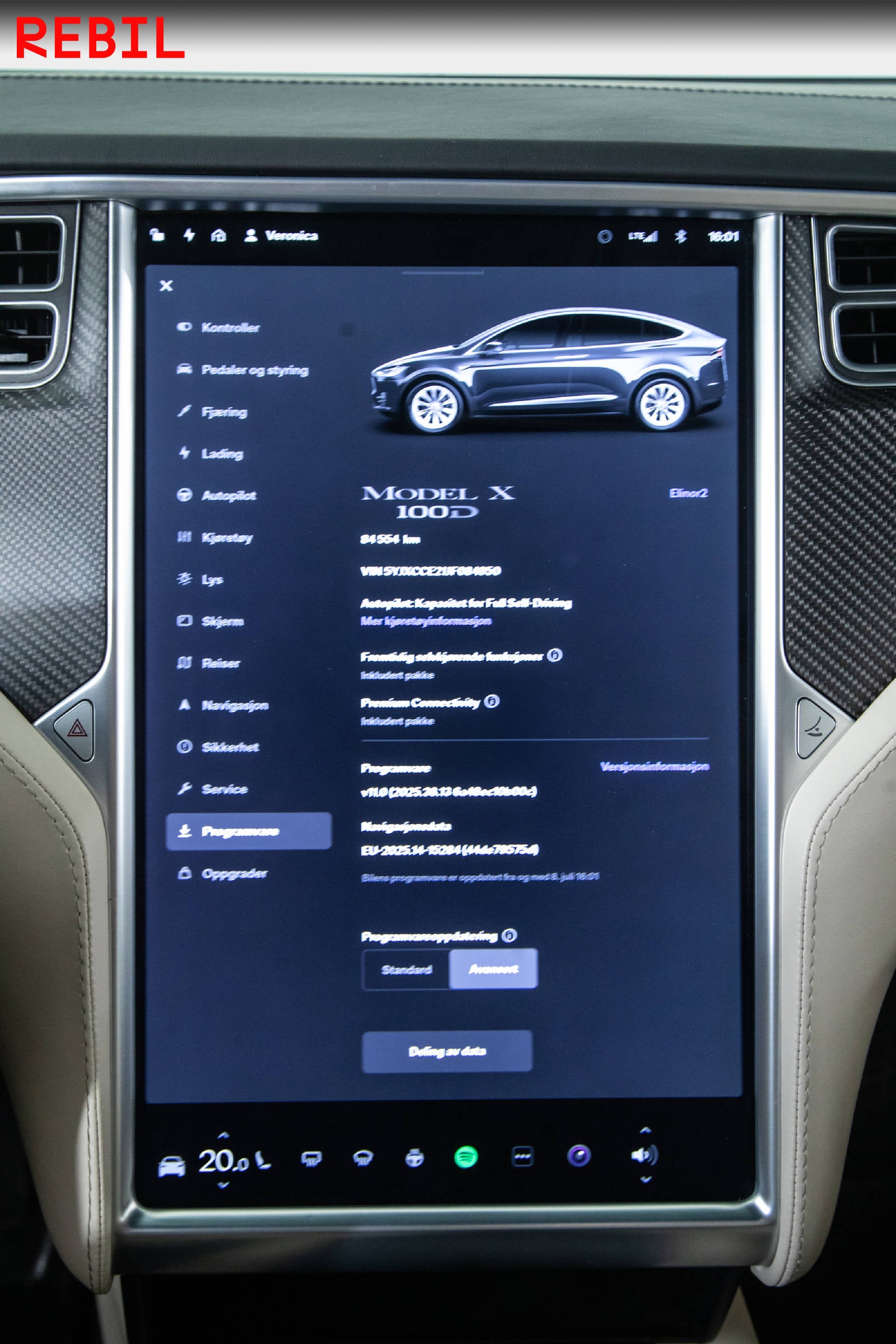 Tesla Model X 100D, 423ps, 2018