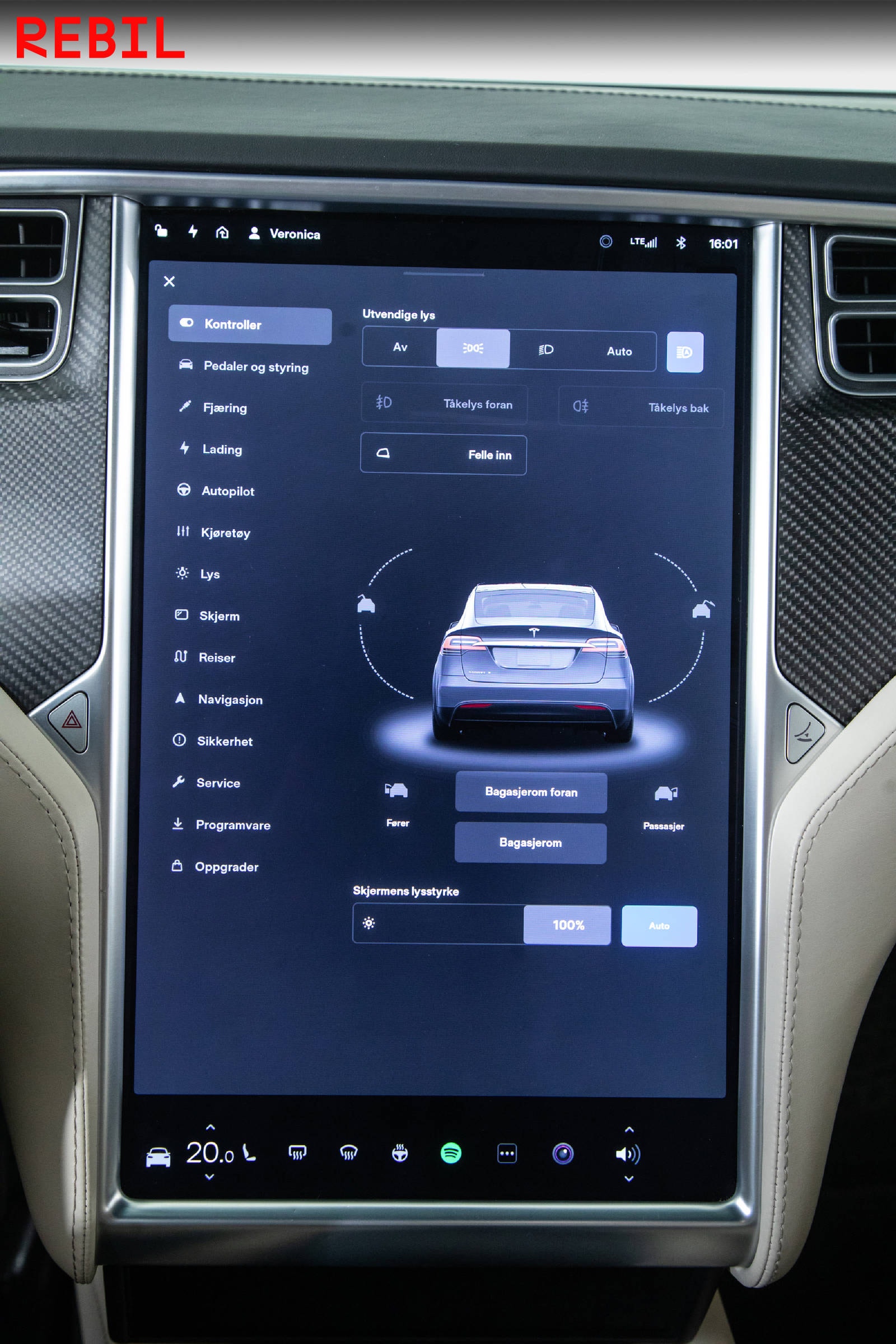 Tesla Model X 100D, 423ps, 2018