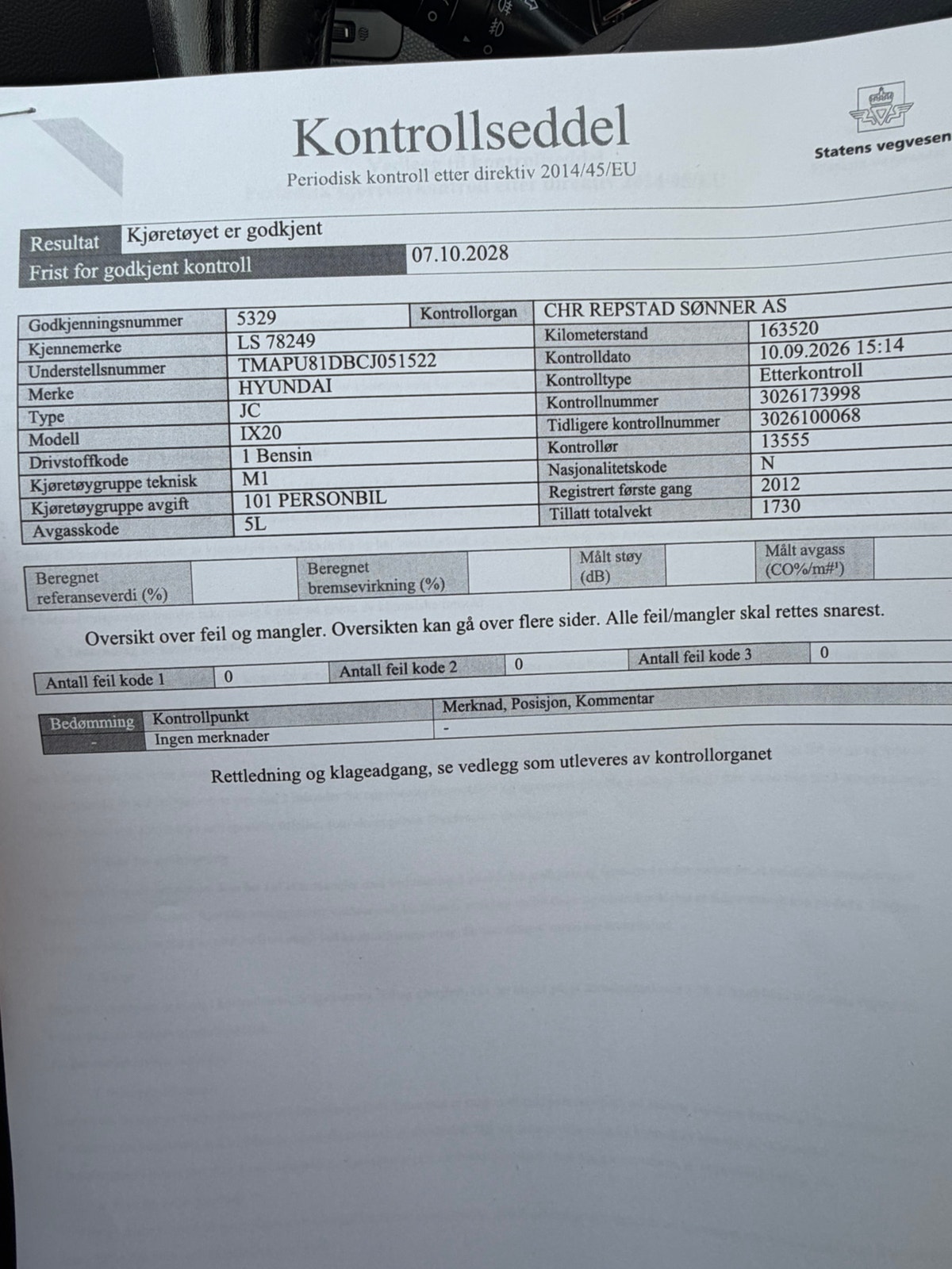 Hyundai ix20 1.6 Automatic, 4-trins, 125ps, 2012