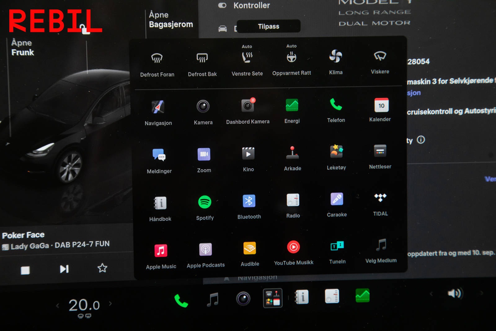 Tesla Model Y Long Range AWD, 514ps, 2023