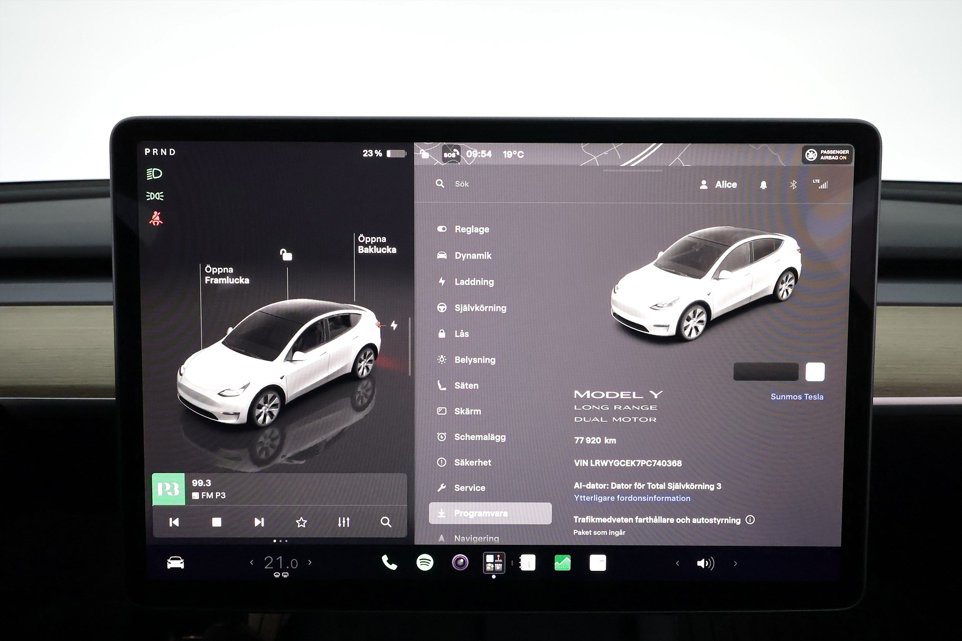 Tesla Model Y Long Range AWD, 514ps, 2023