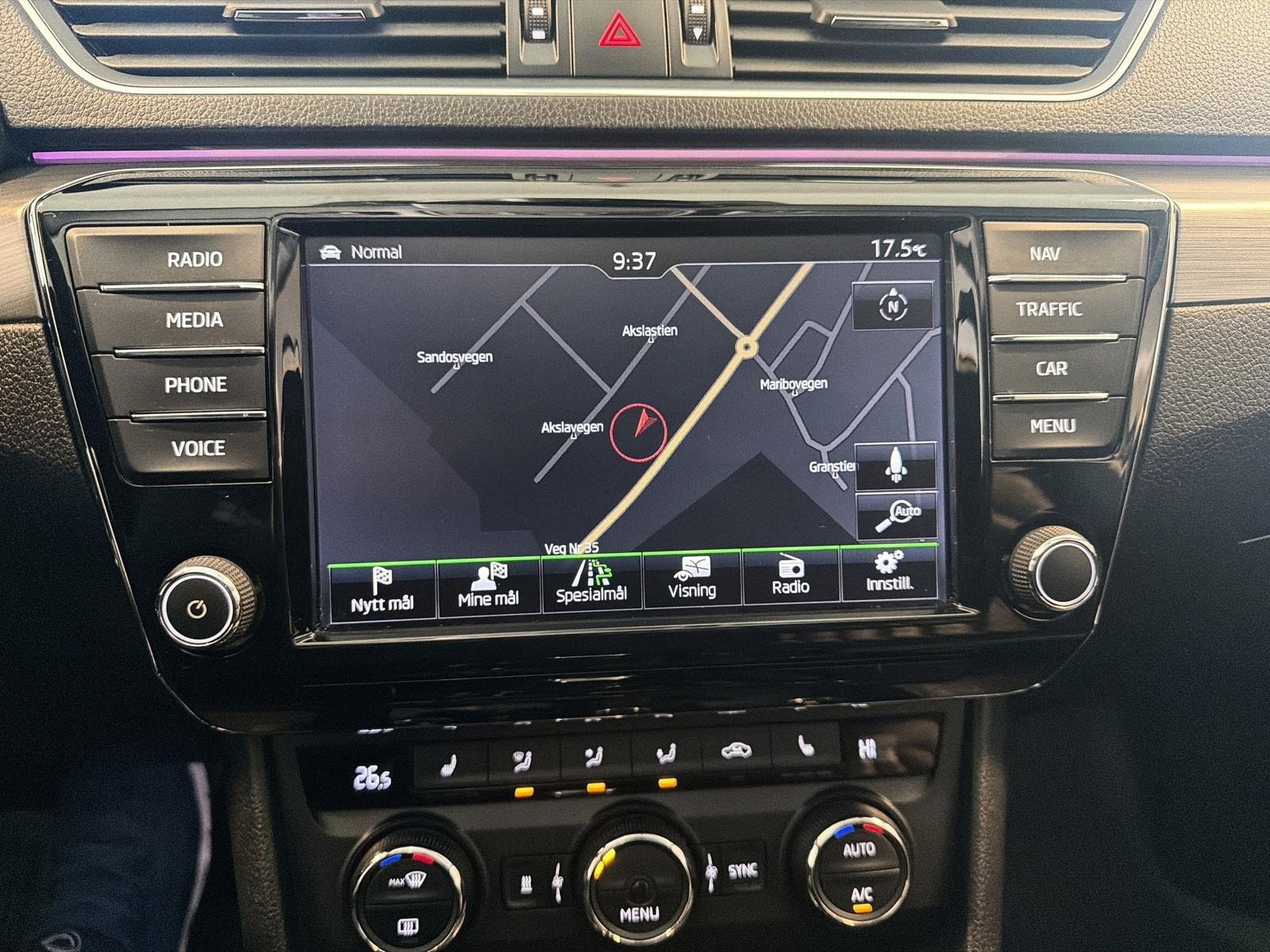 Škoda Superb Combi 2.0 TDI 4x4 SCR DSG Sequential, 6-trins, 190ps, 2017