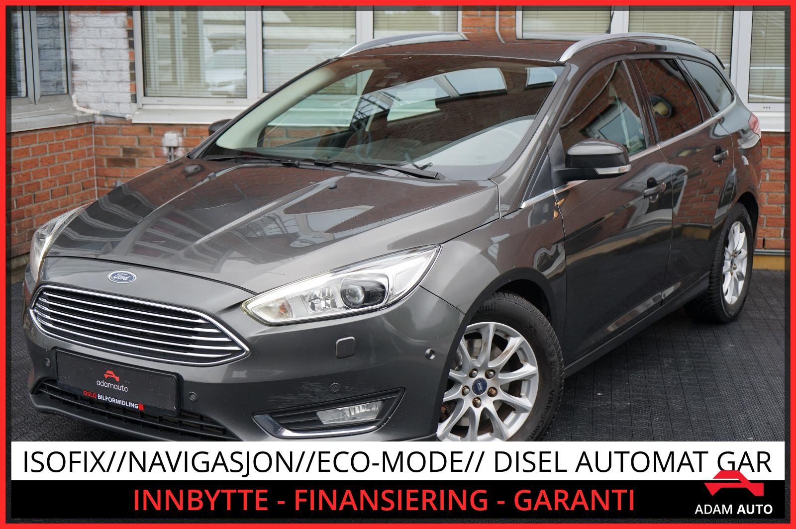 Ford Focus Stasjonsvogn 2.0 TDCi Powershift, 6-trinn, 150hk, 2015