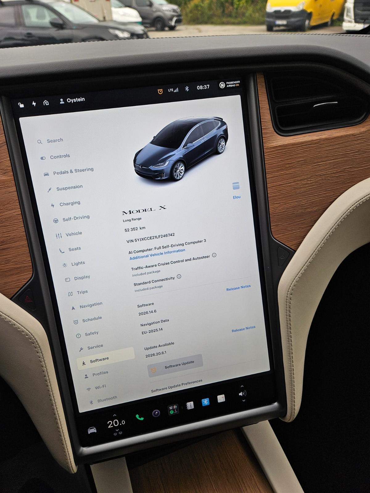Tesla Model X Long Range, 423hp, 2020