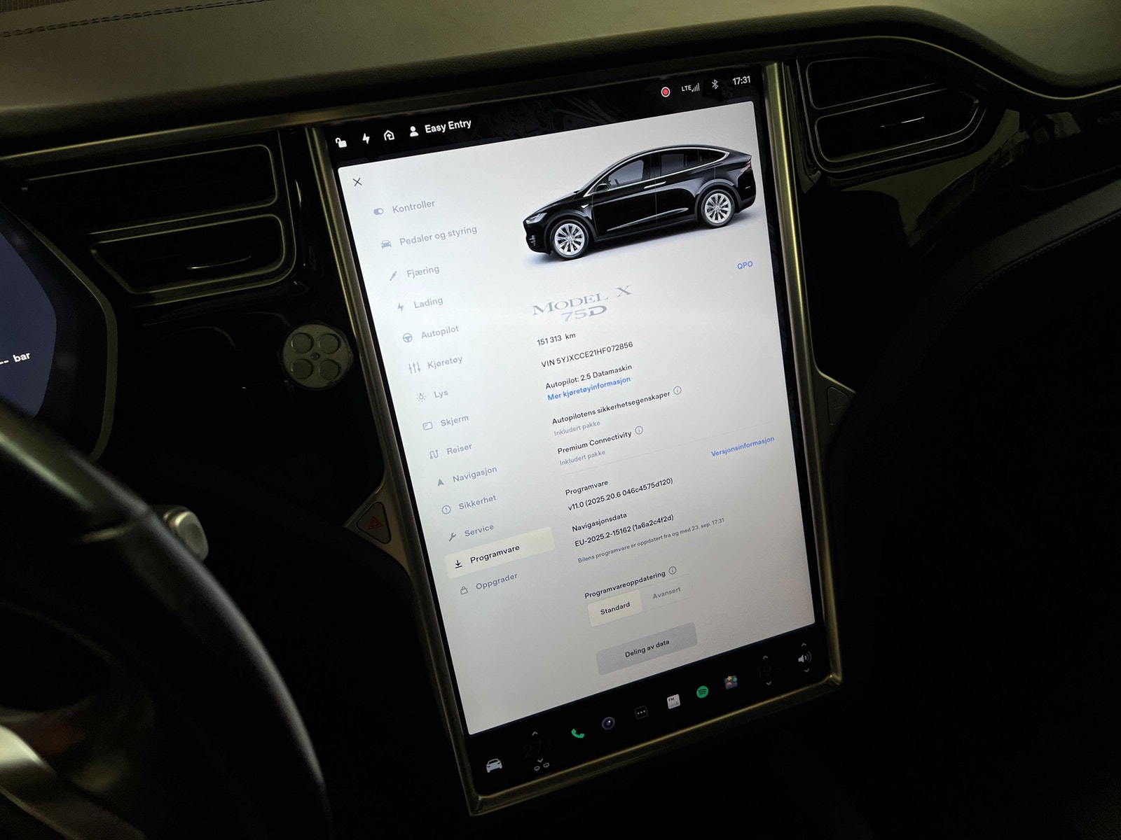 Tesla Model X 75D, 525ps, 2017