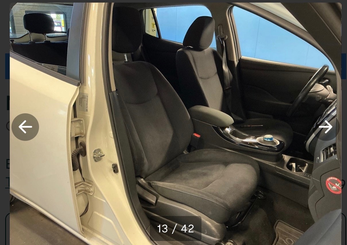 Nissan Leaf 30 kWh, 109ps, 2016