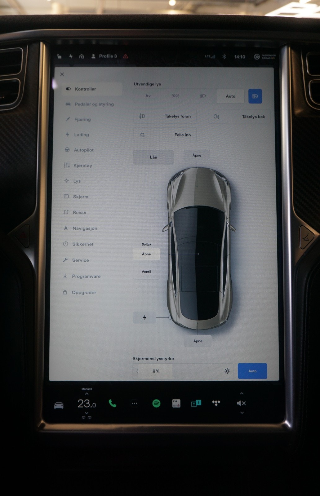 Tesla Model S P90D, 511hp, 2015