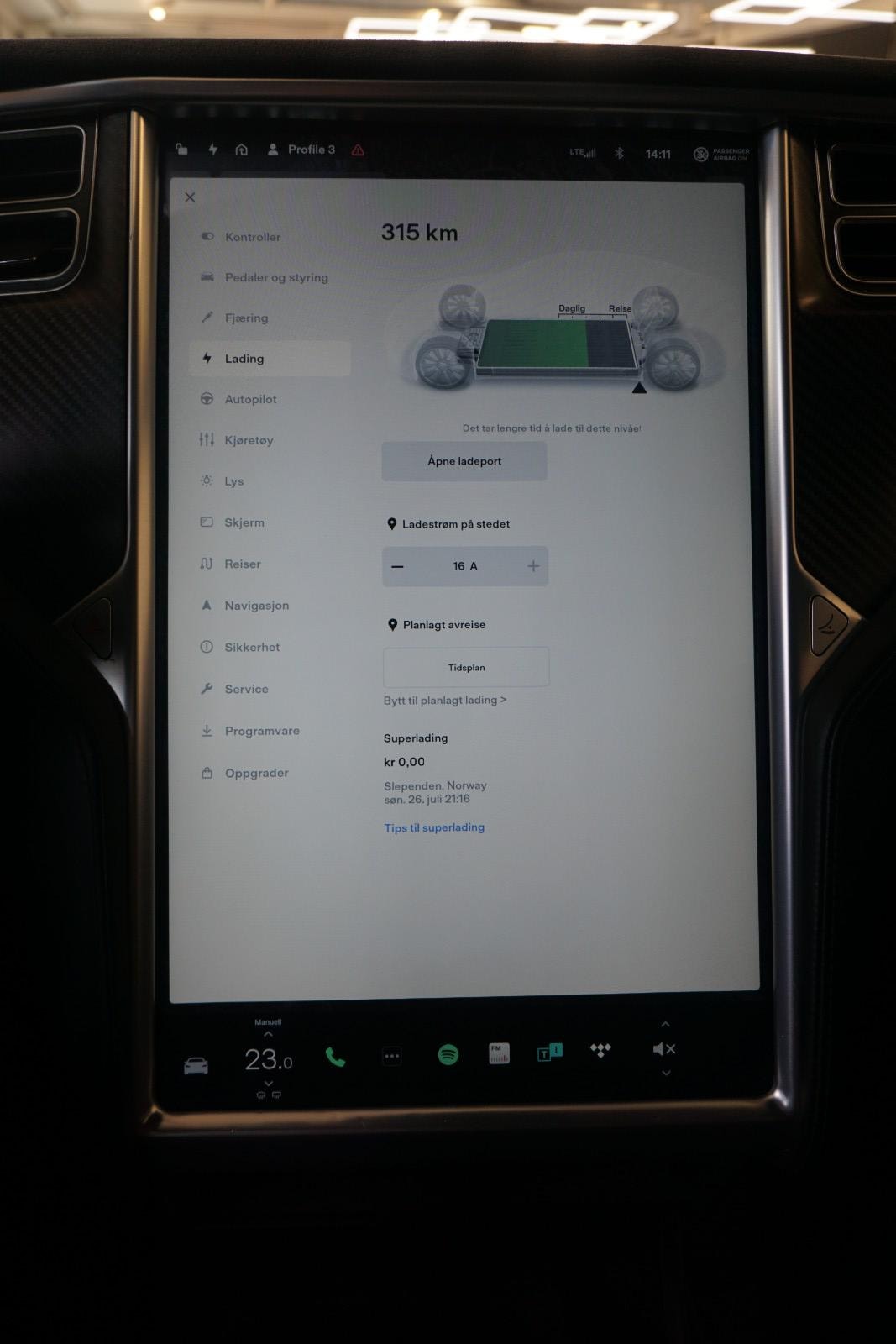 Tesla Model S P90D, 511hp, 2015