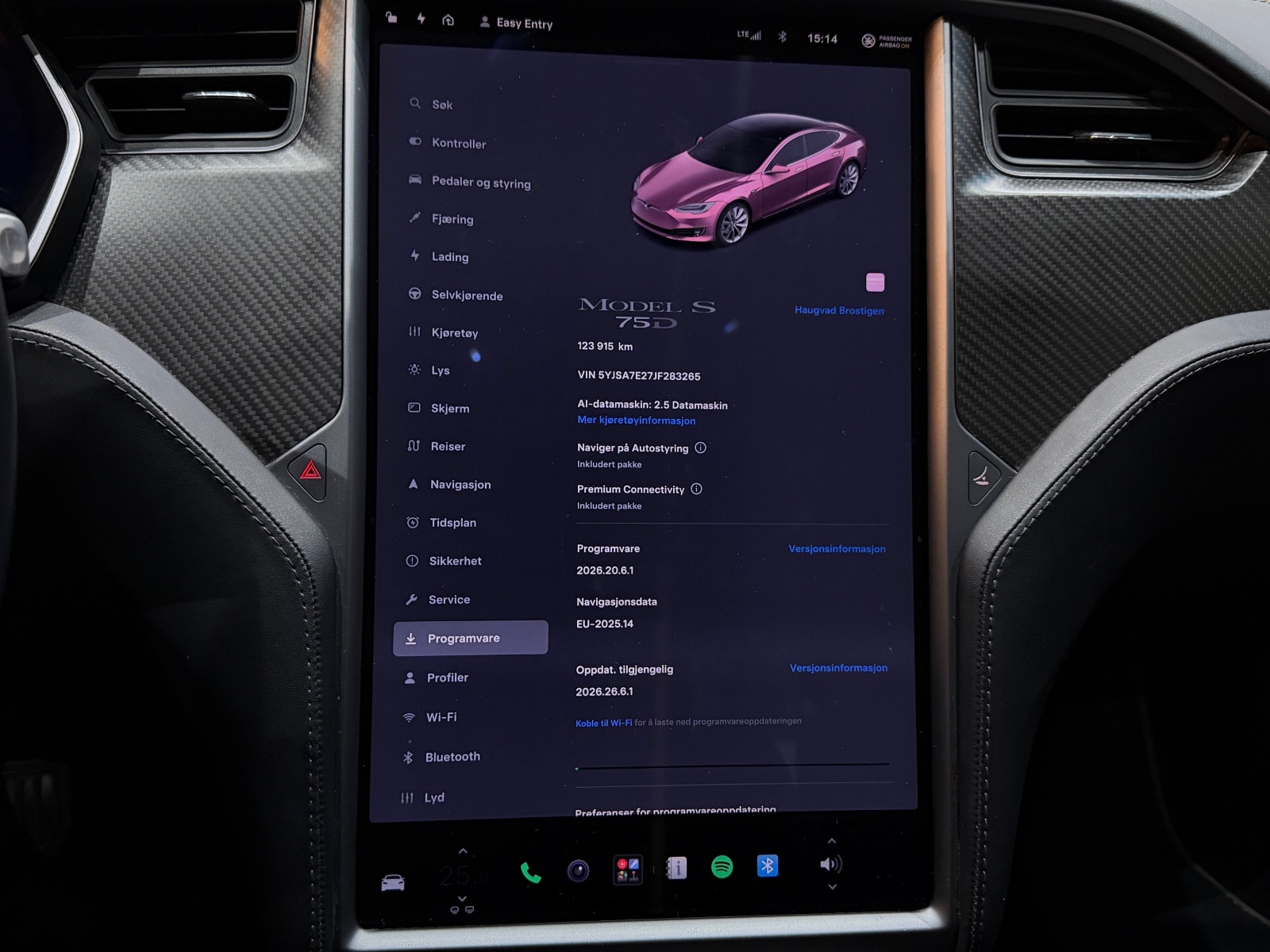 Tesla Model S 75D, 525hp, 2018