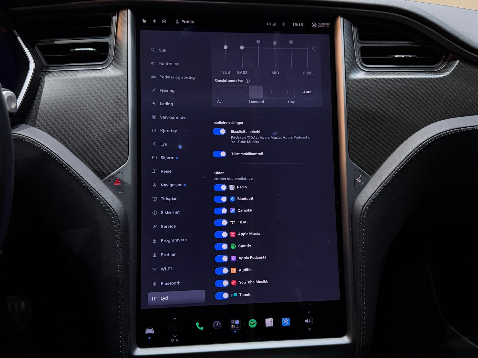 Tesla Model S 75D, 525hp, 2018