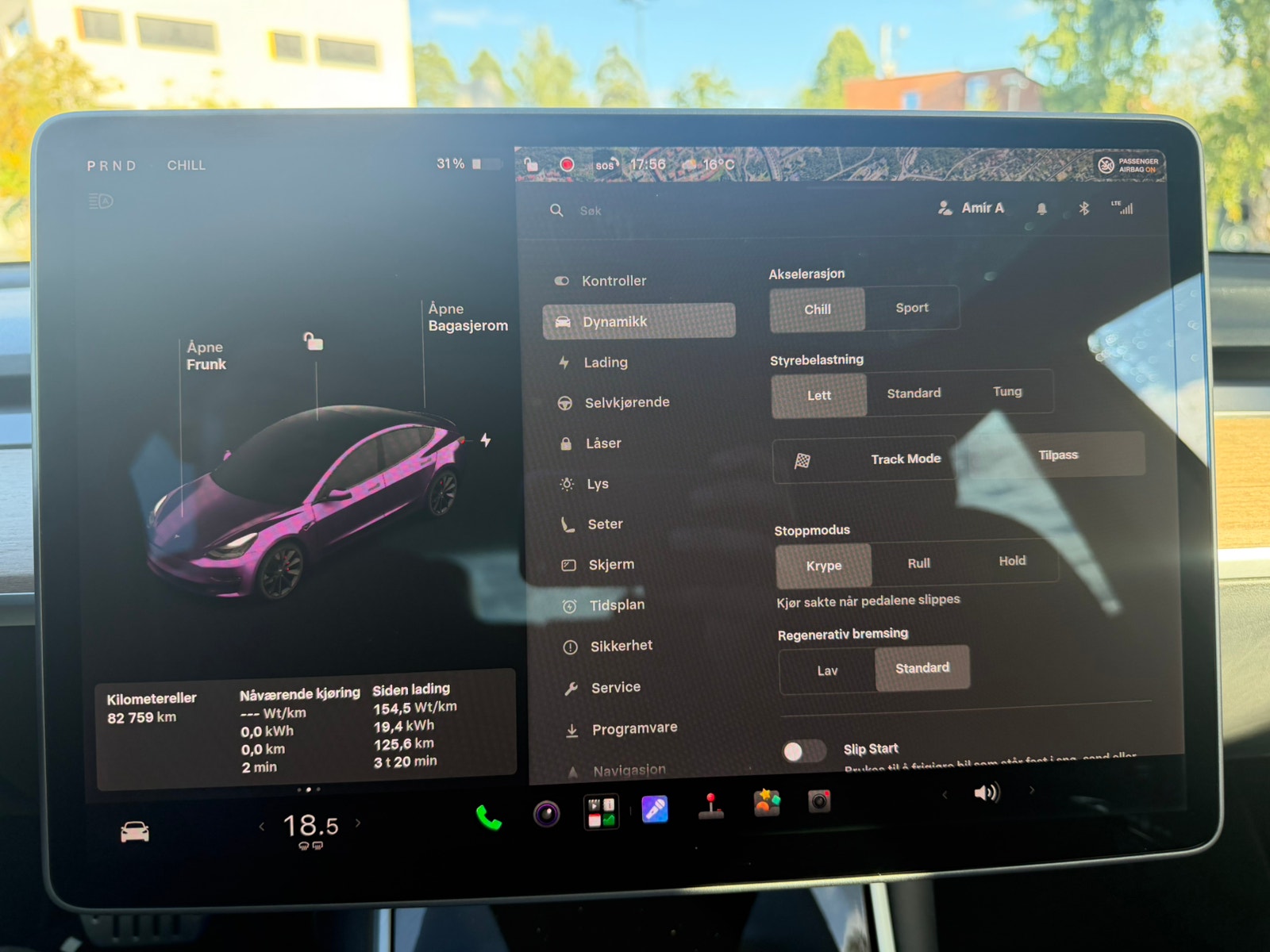 Tesla Model 3 Performance, 513hk, 2020