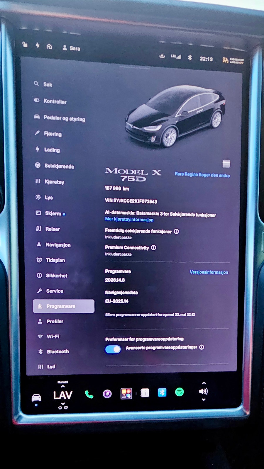Tesla Model X 75D, 525ps, 2018