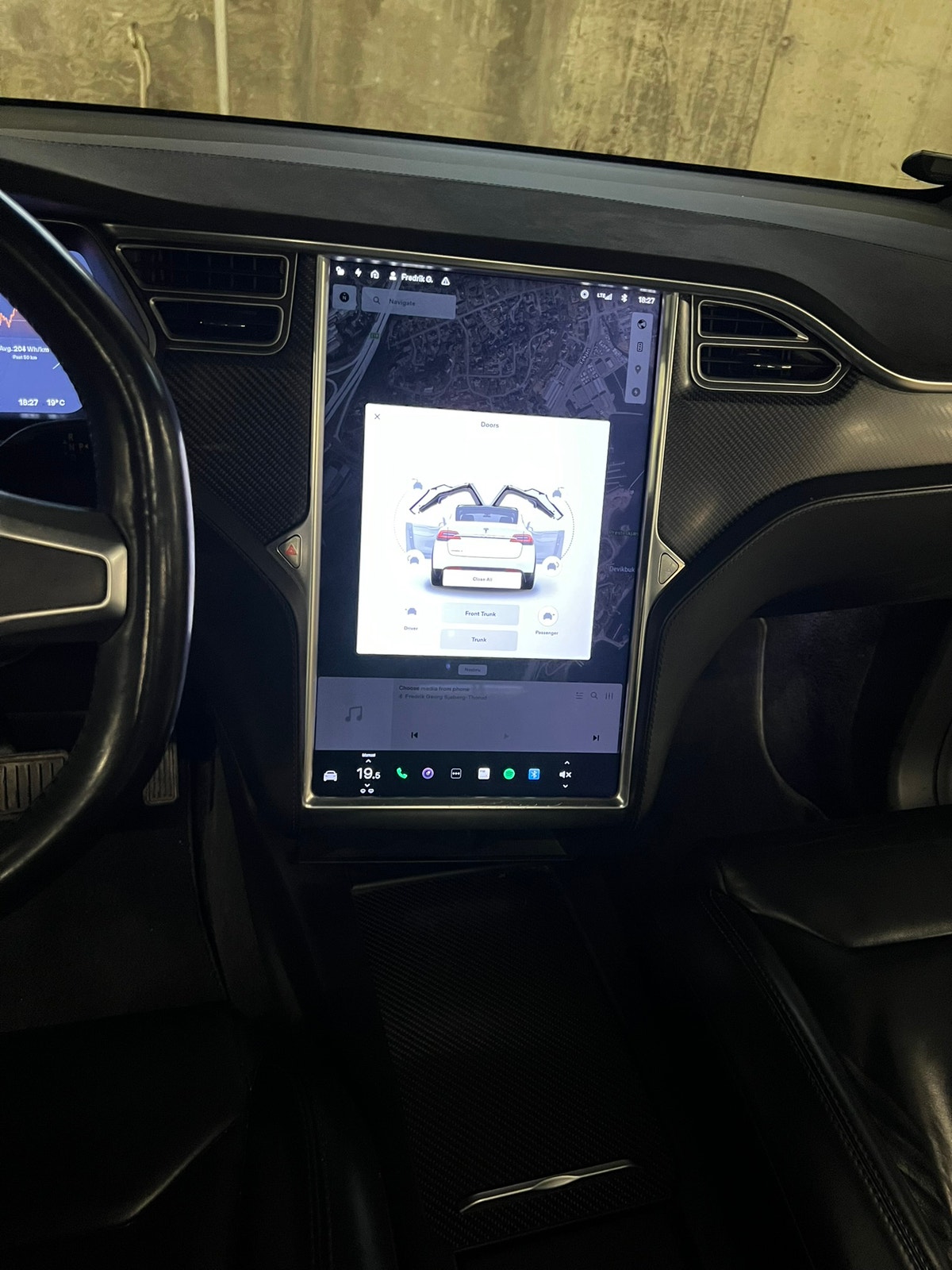 Tesla Model X 100D, 423hp, 2017