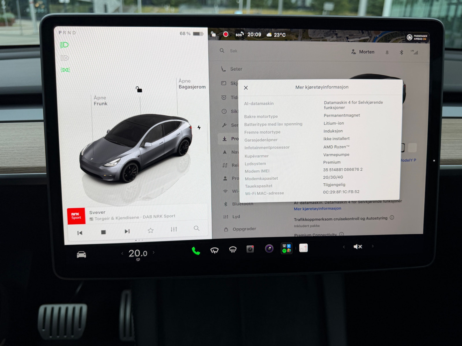 Tesla Model Y Performance, 534hp, 2025