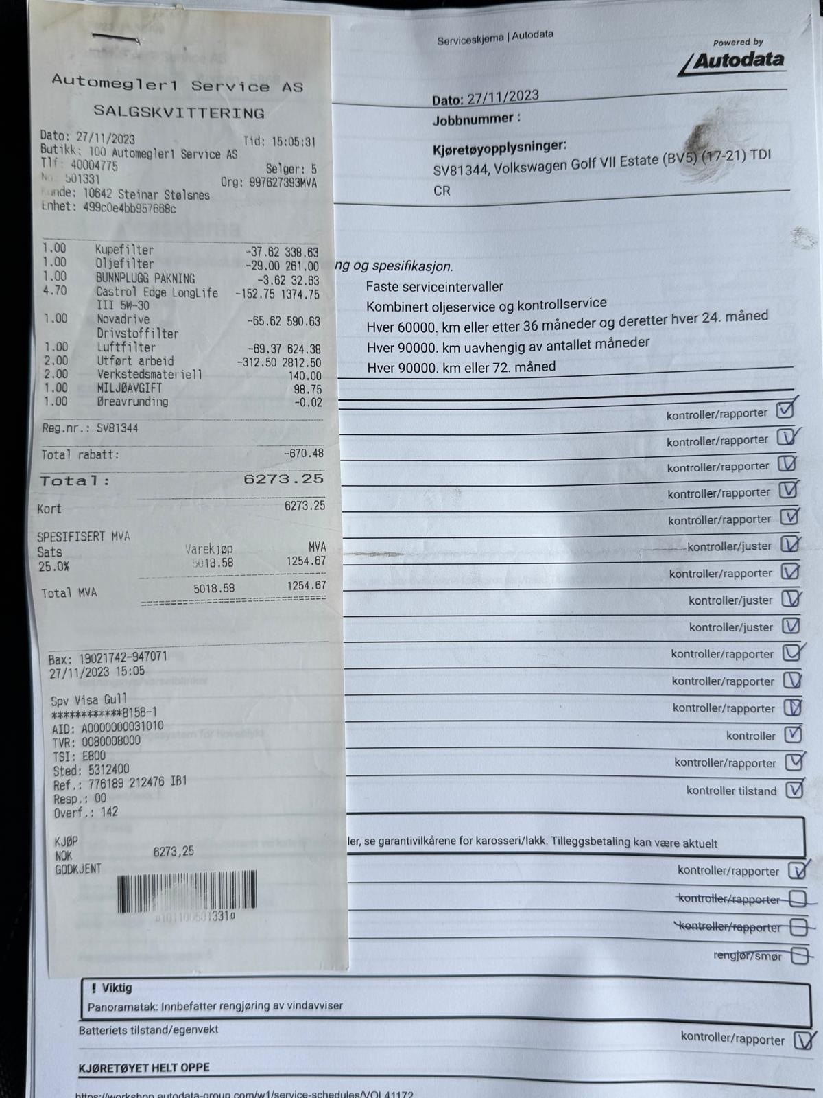 Volkswagen Golf Variant 1.6 TDI DPF BMT DSG Sequential, 116hp, 2017