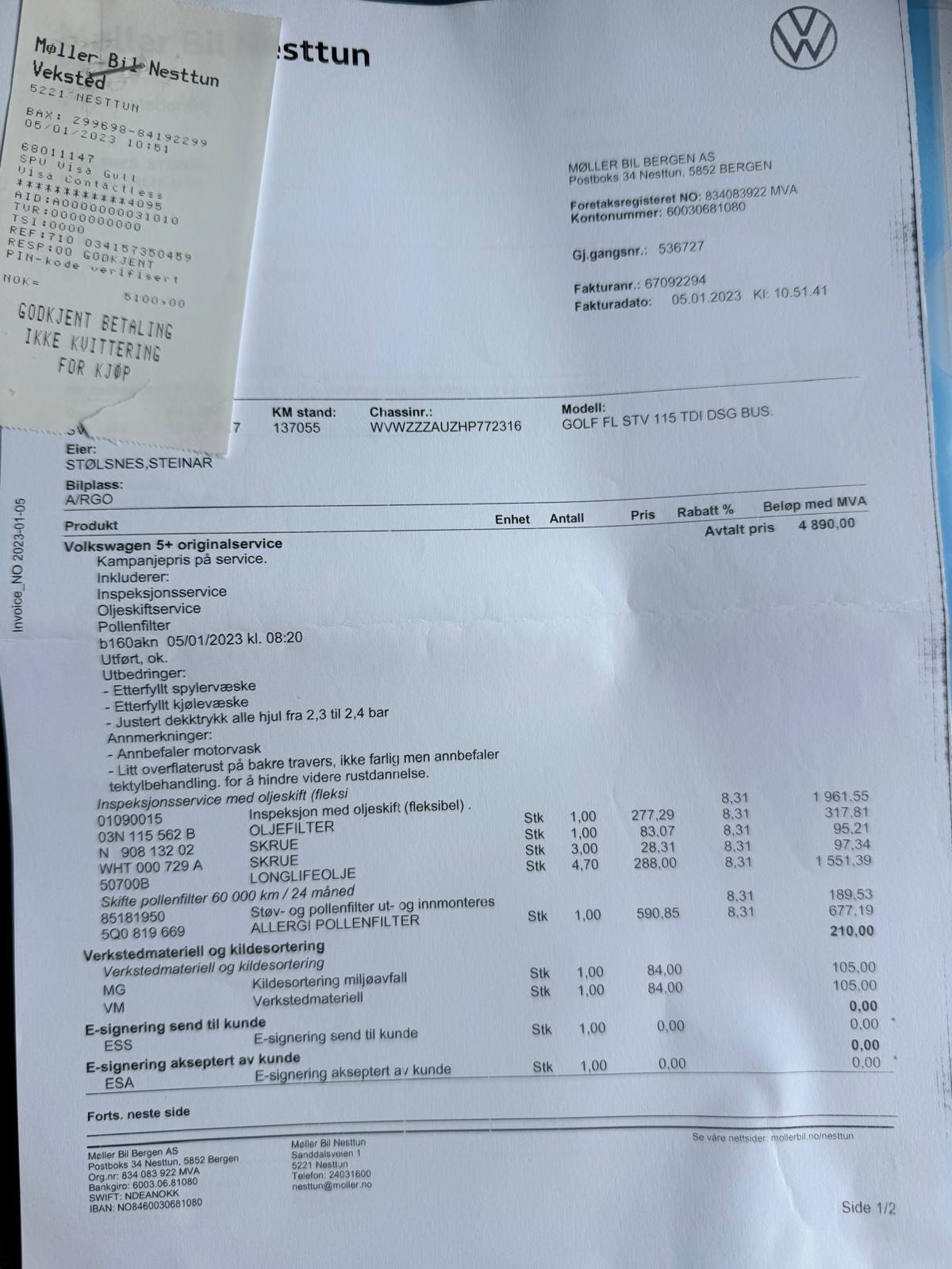 Volkswagen Golf Variant 1.6 TDI DPF BMT DSG Sequential, 116hp, 2017