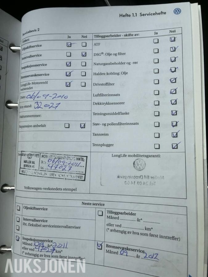 Volkswagen Passat Variant 1.9 TDI DPF Manual, 5-trins, 105ps, 2008
