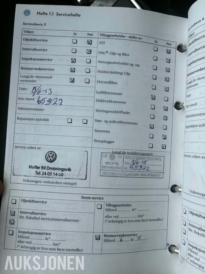 Volkswagen Passat Variant 1.9 TDI DPF Manual, 5-trins, 105ps, 2008